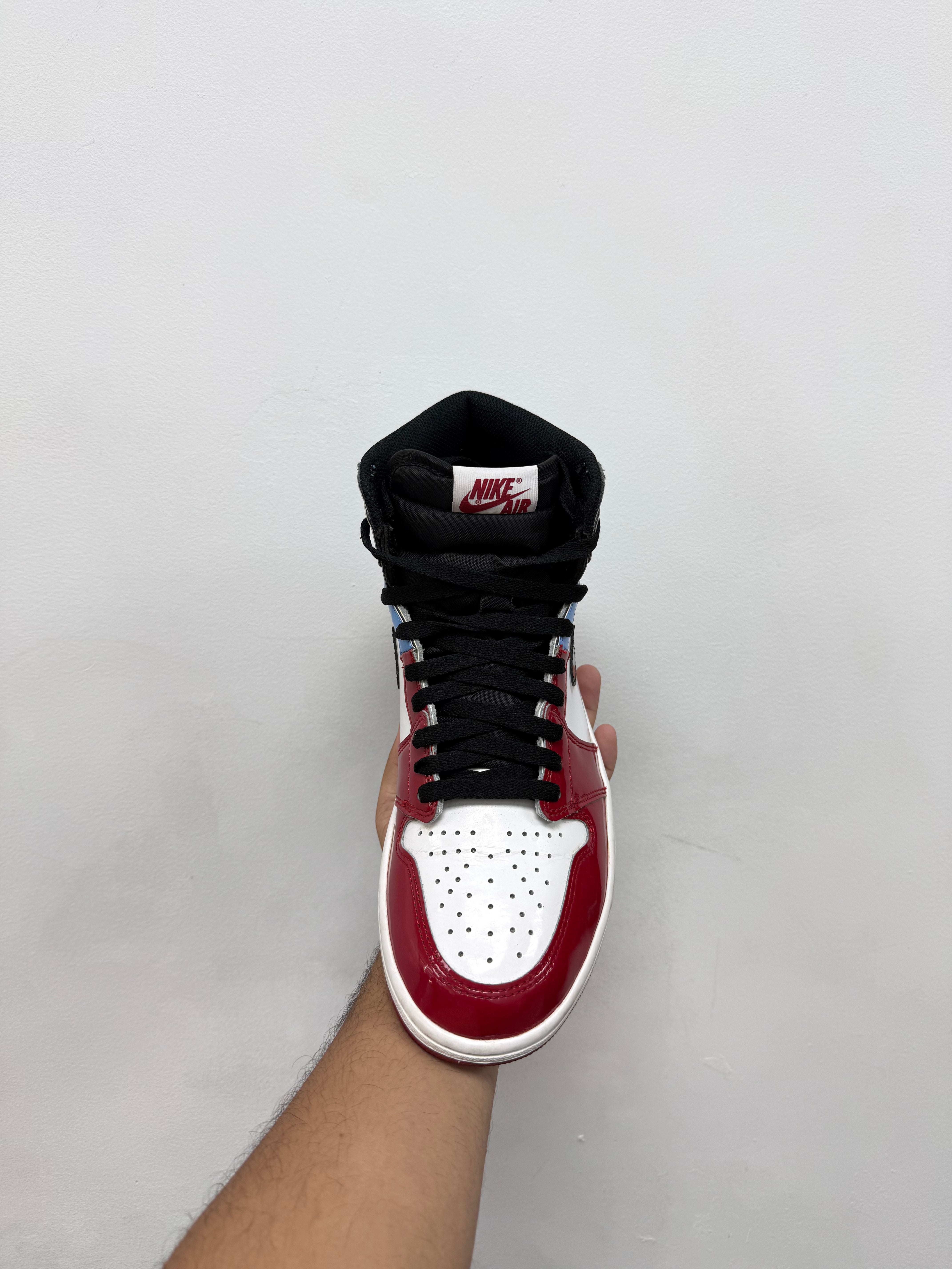 Jordan 1 Fearless Patent Sneakers