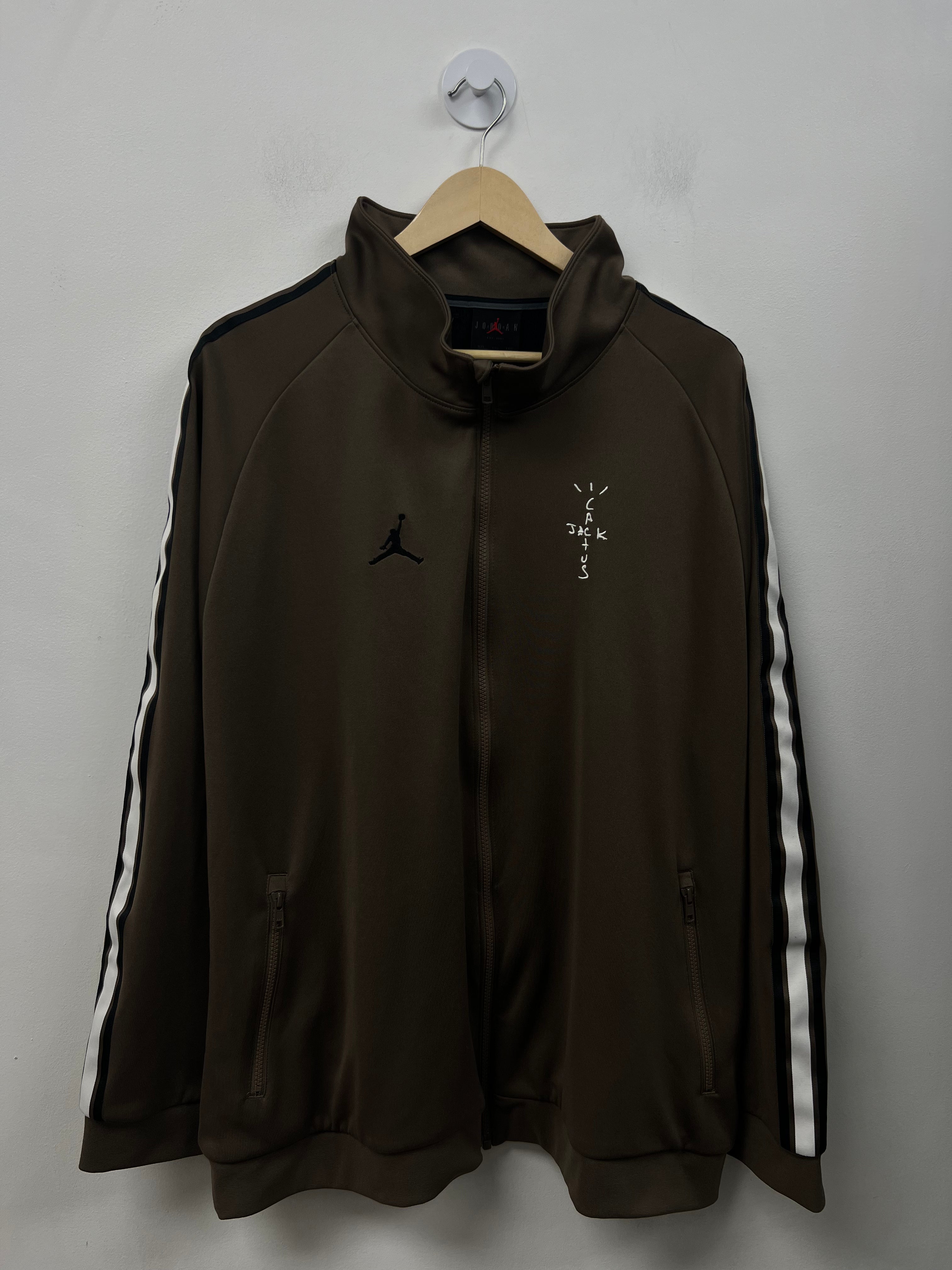 Jordan Cactus Jack Brown Striped Track Jacket
