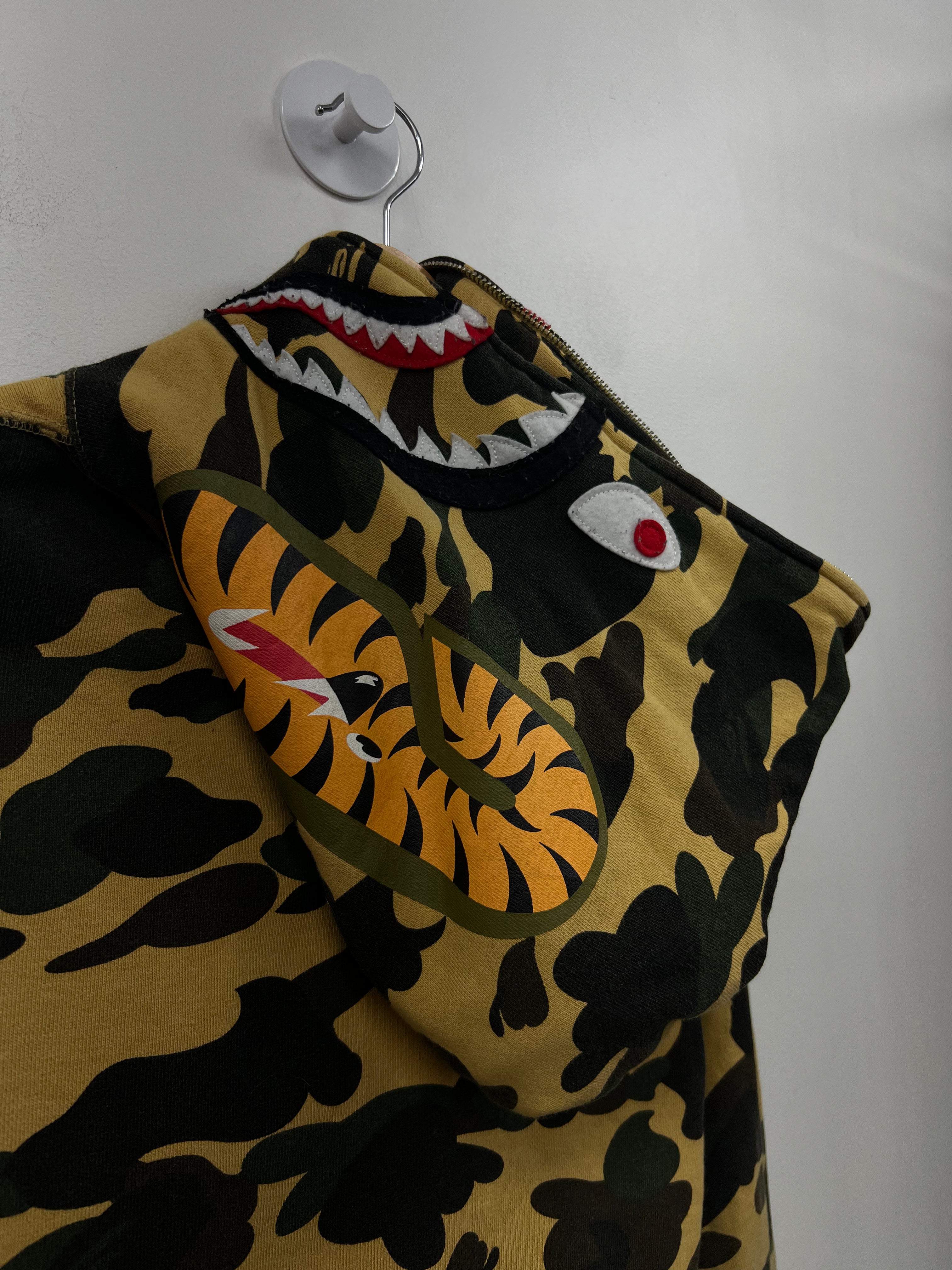 Bape Camo Shark Zip Up Hoodie