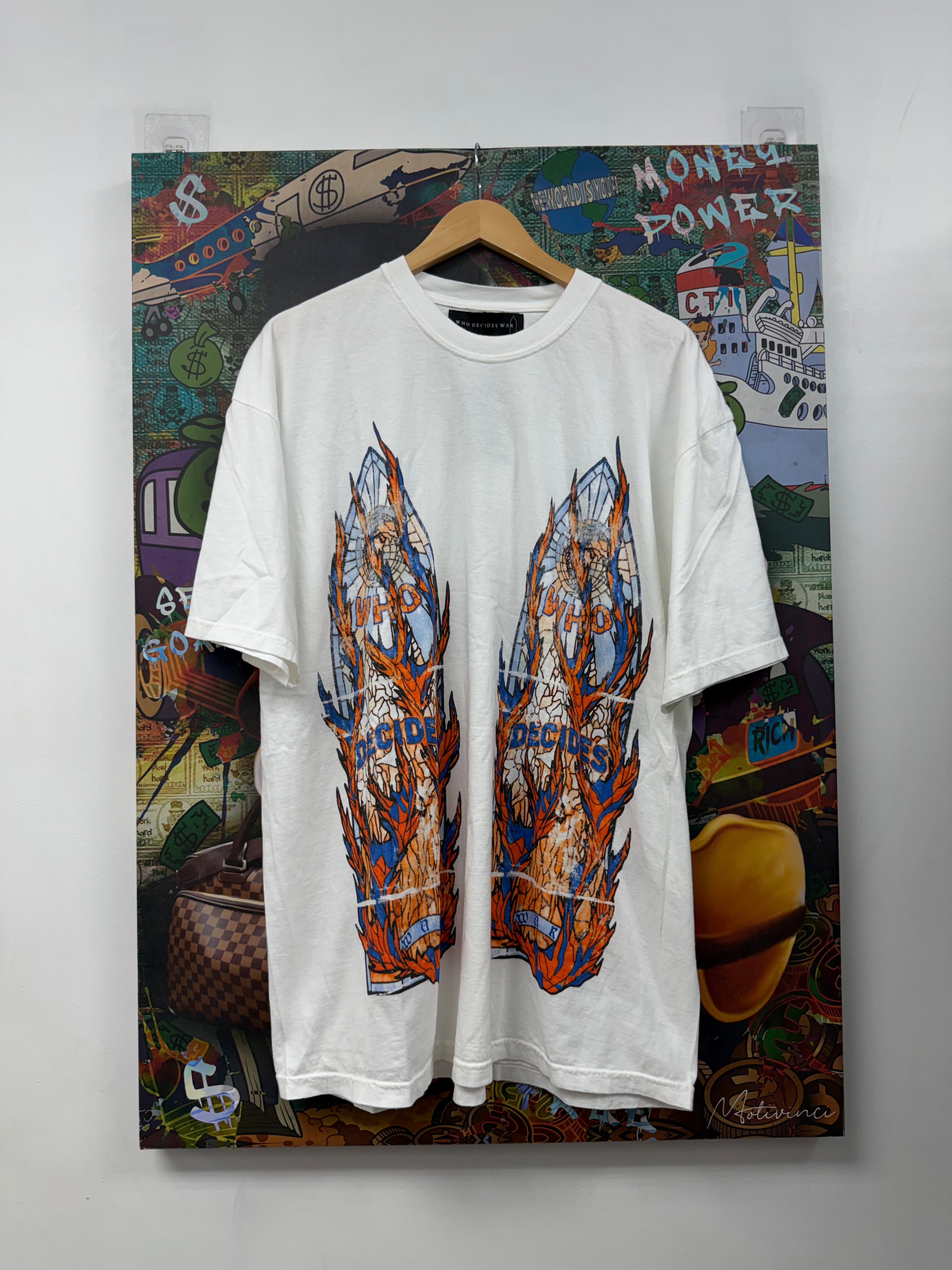 Who Decides War Knicks Flames Tee