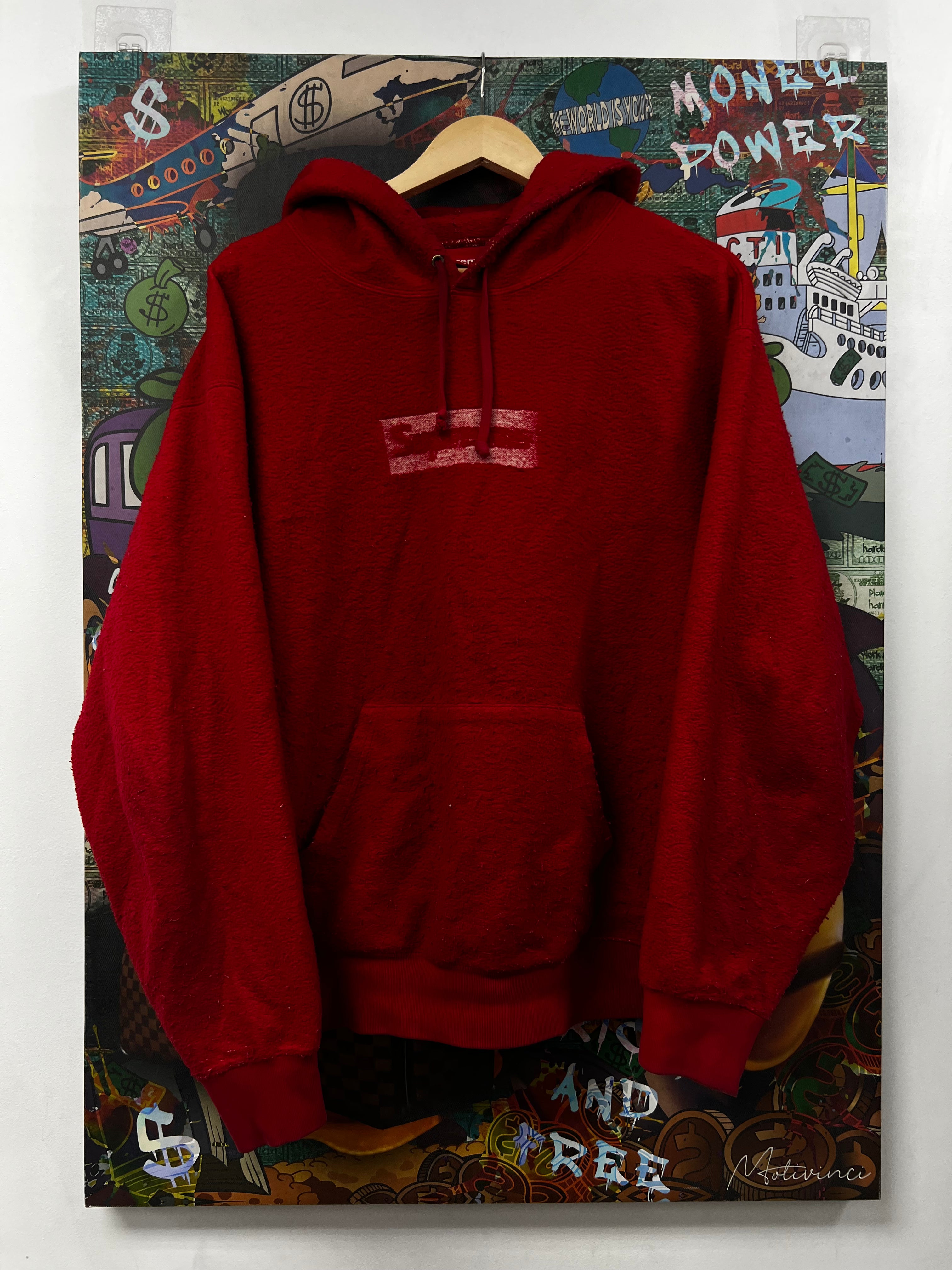 Supreme Red Inside Out Bogo Hoodie