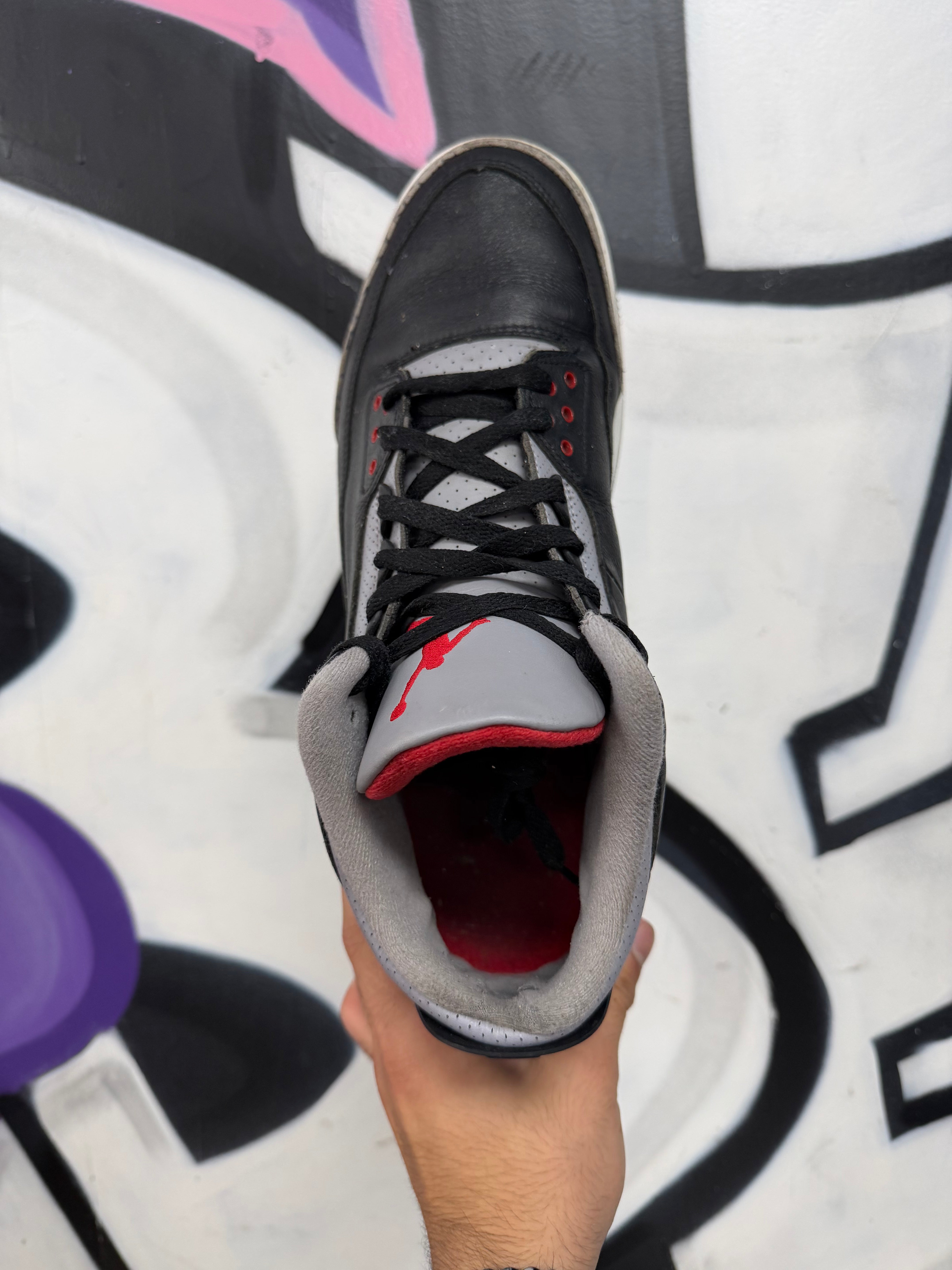 Jordan 3 Black Cement Sneakers