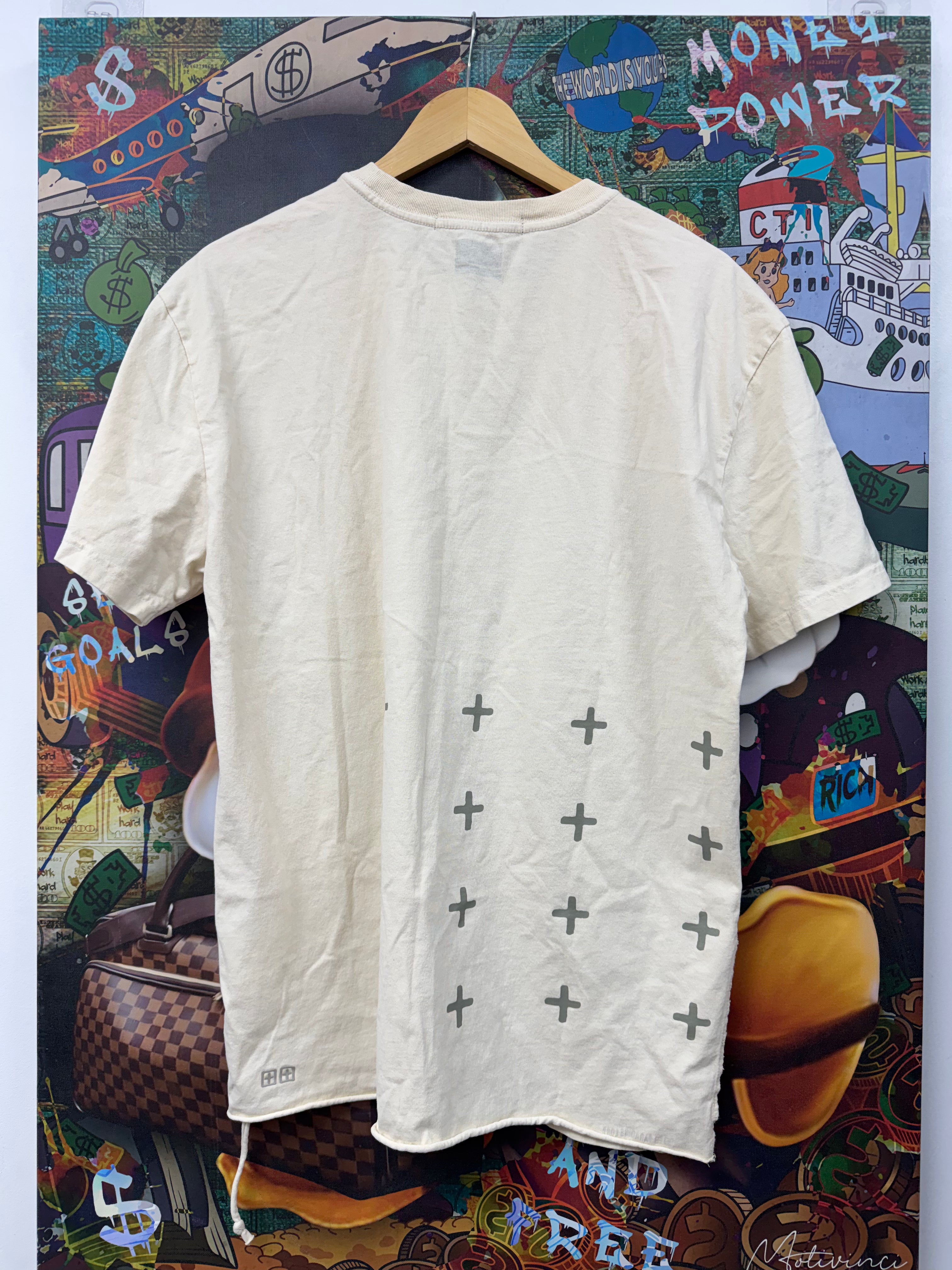 Ksubi Cream Plus Logo Tee