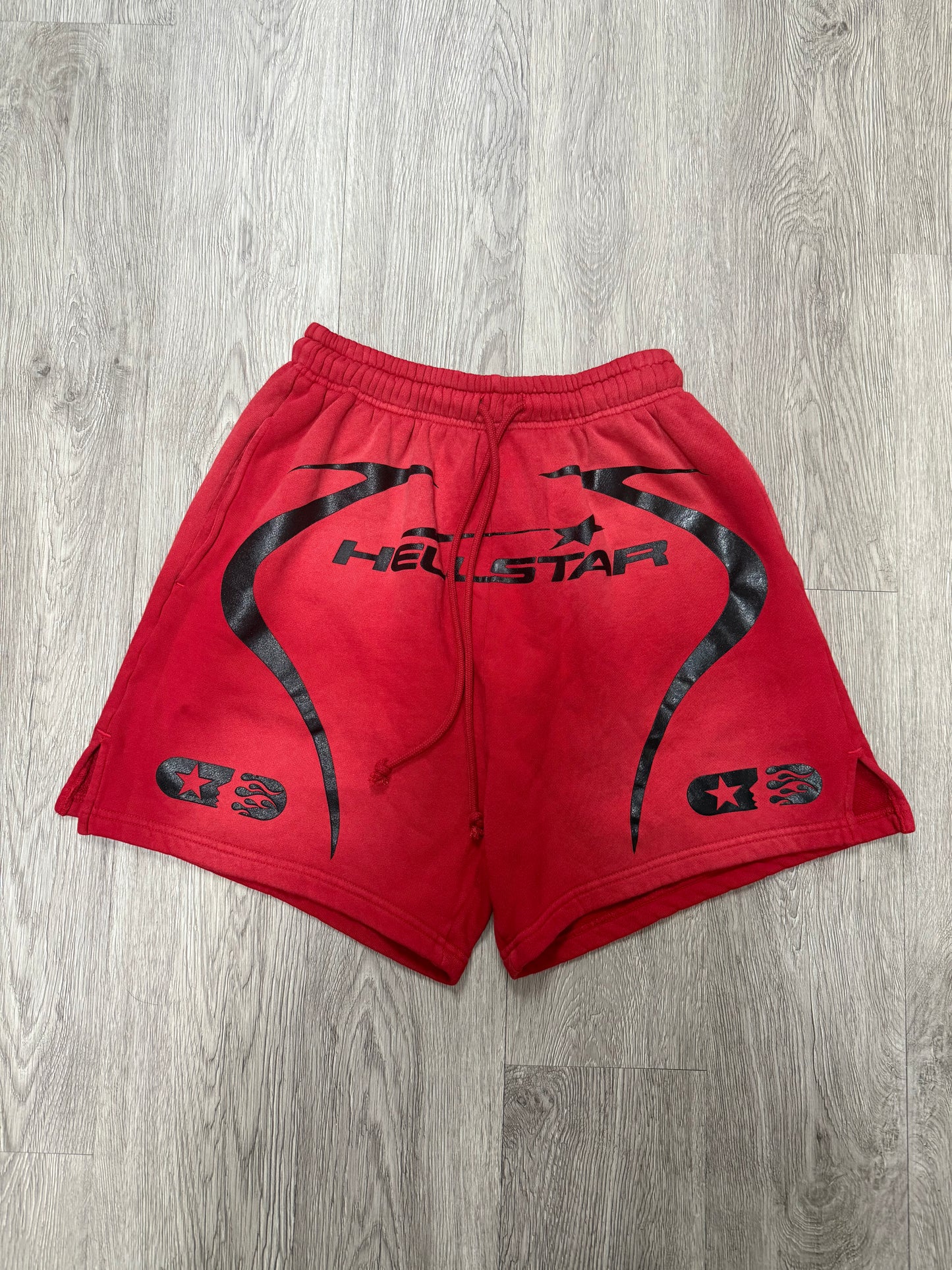 Hellstar 7 On 7 Shorts Red New Large