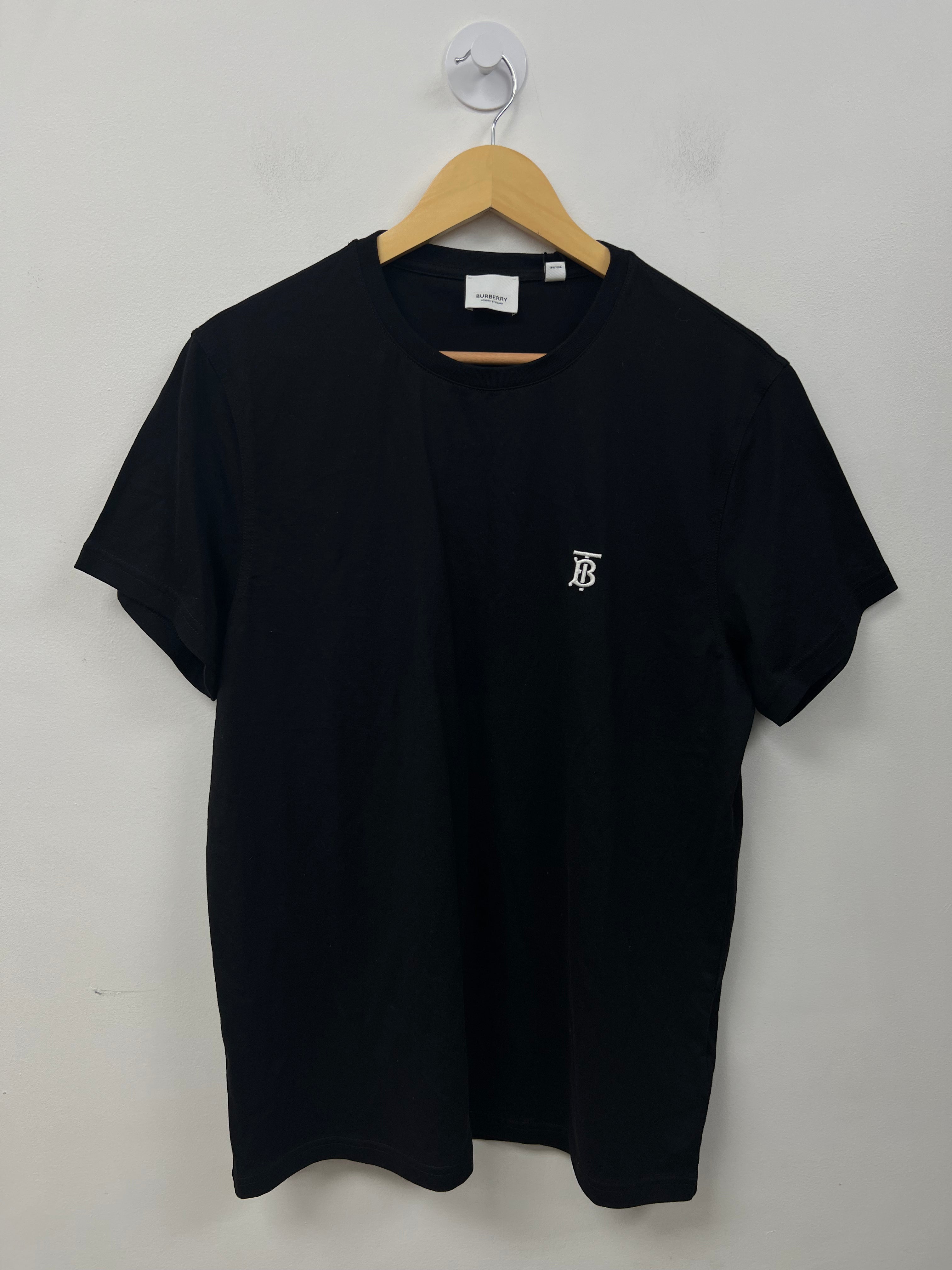 Burberry Black White TB Logo Tee