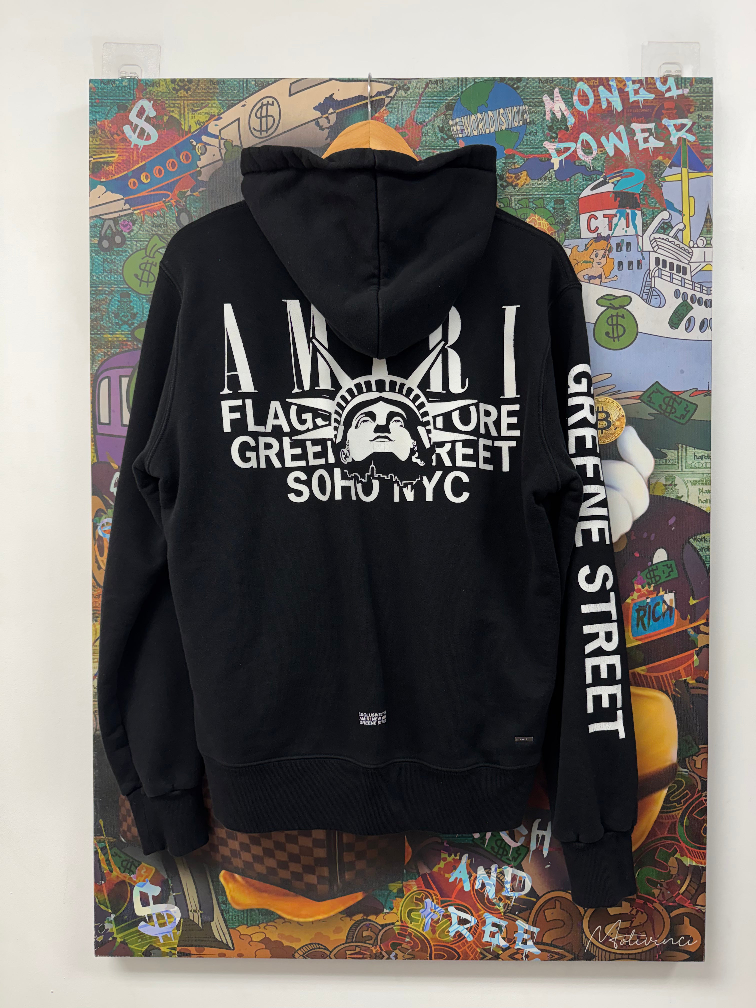 Amiri Black Soho NYC (Altered Fits Small) Hoodie
