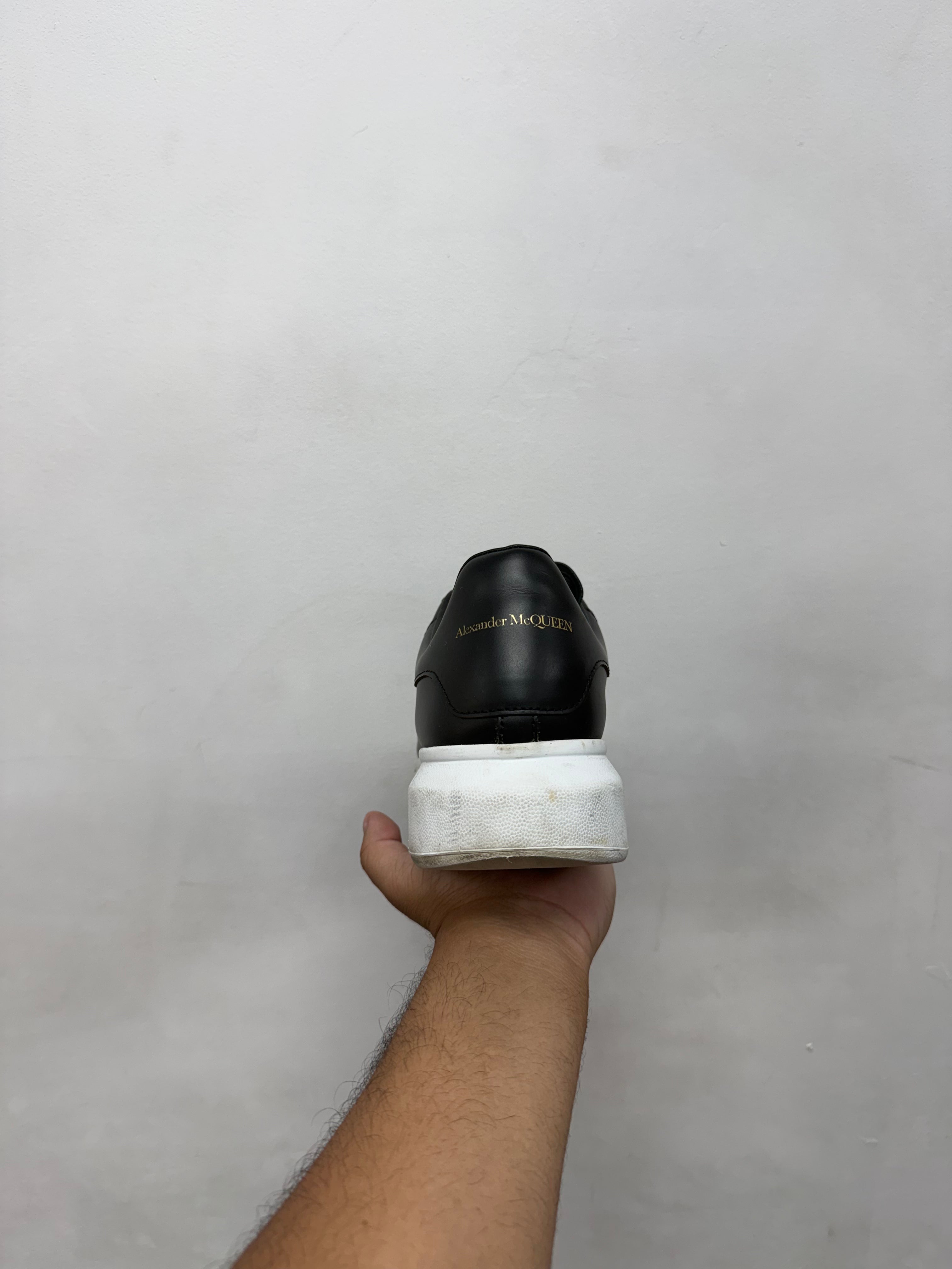 Alexander Mcqueen Black White Oversized Low Sneakers