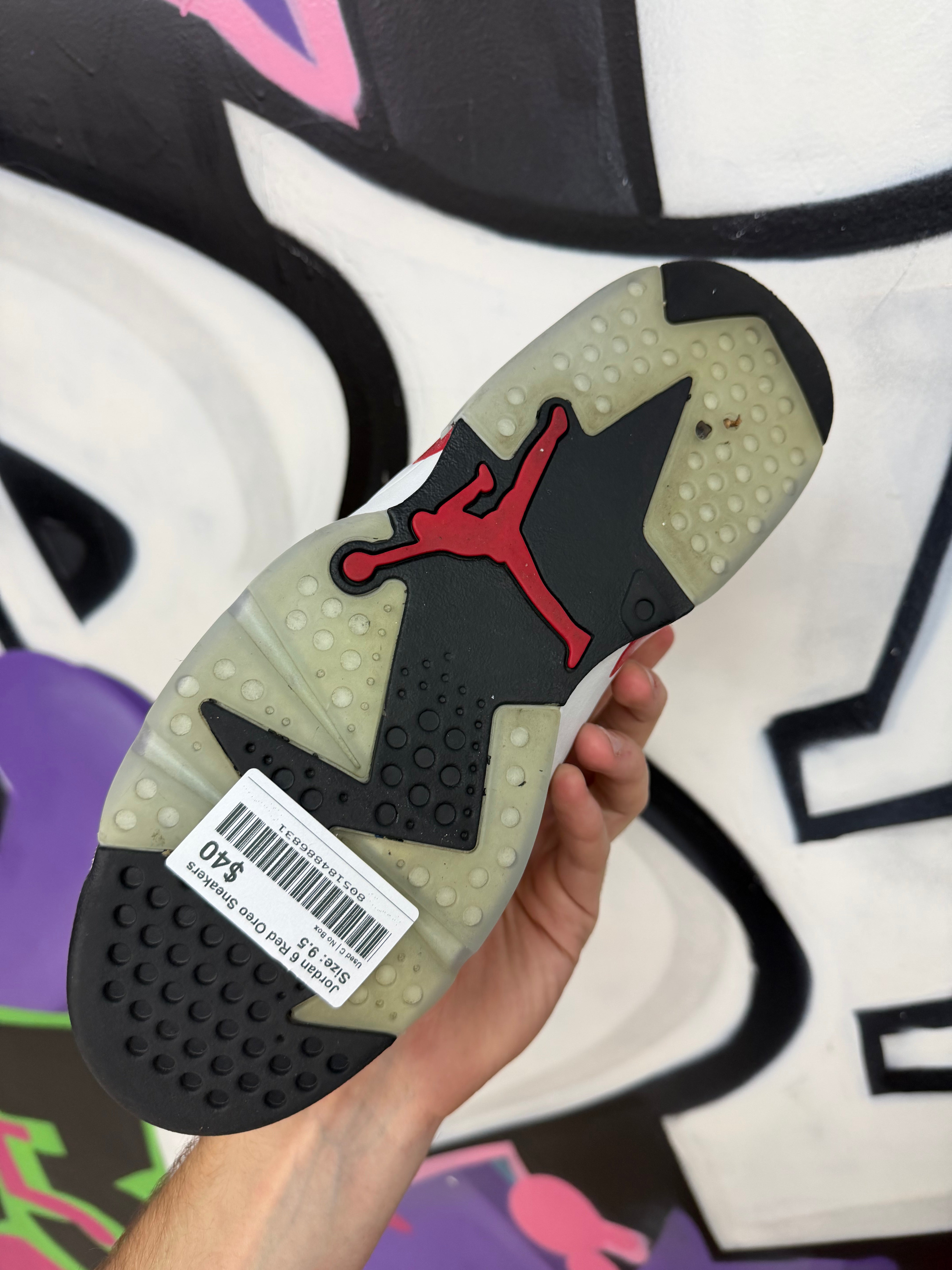 Jordan 6 Red Oreo Sneakers