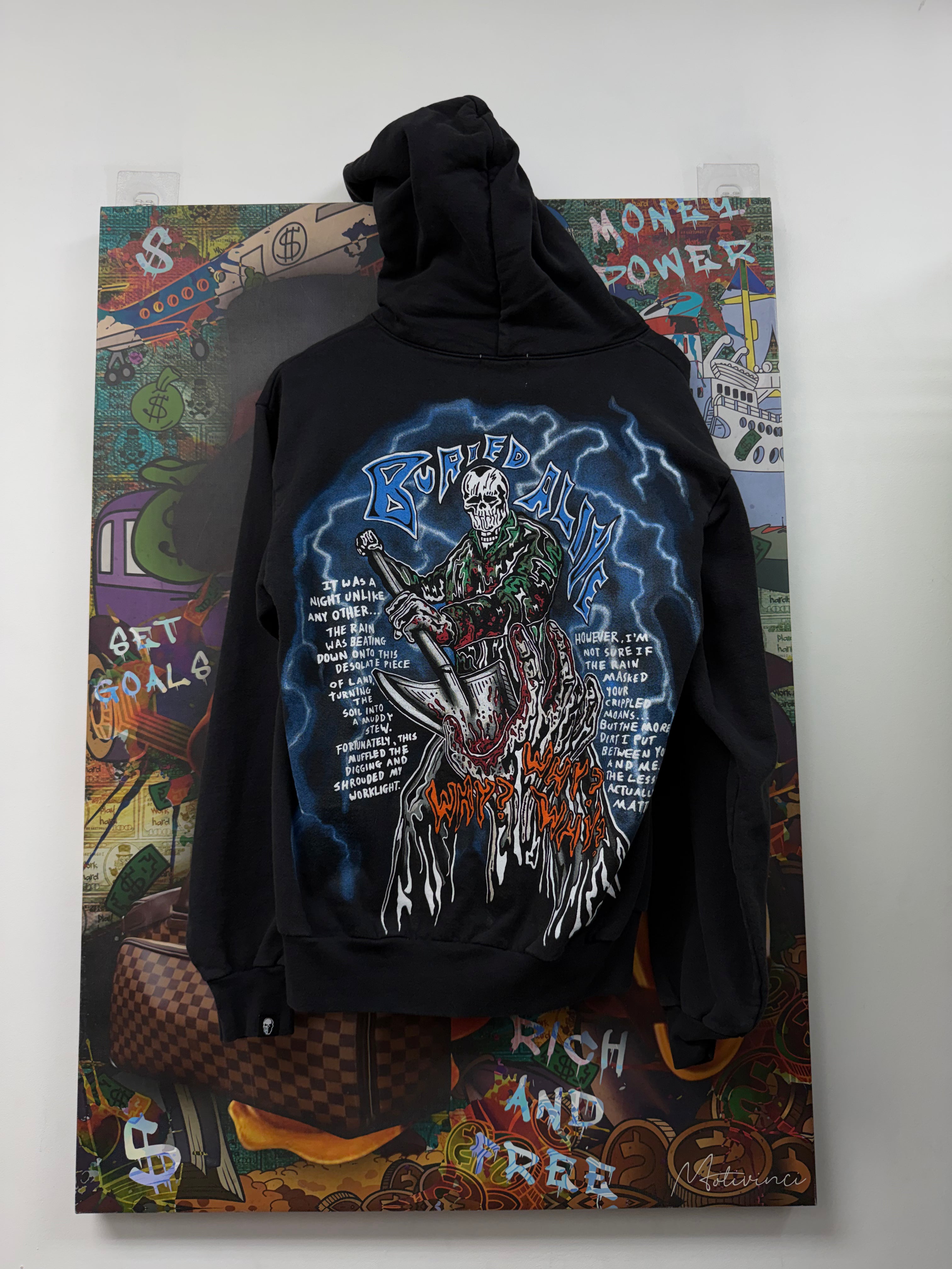 Warren Lotas Black Buried Alive Hoodie