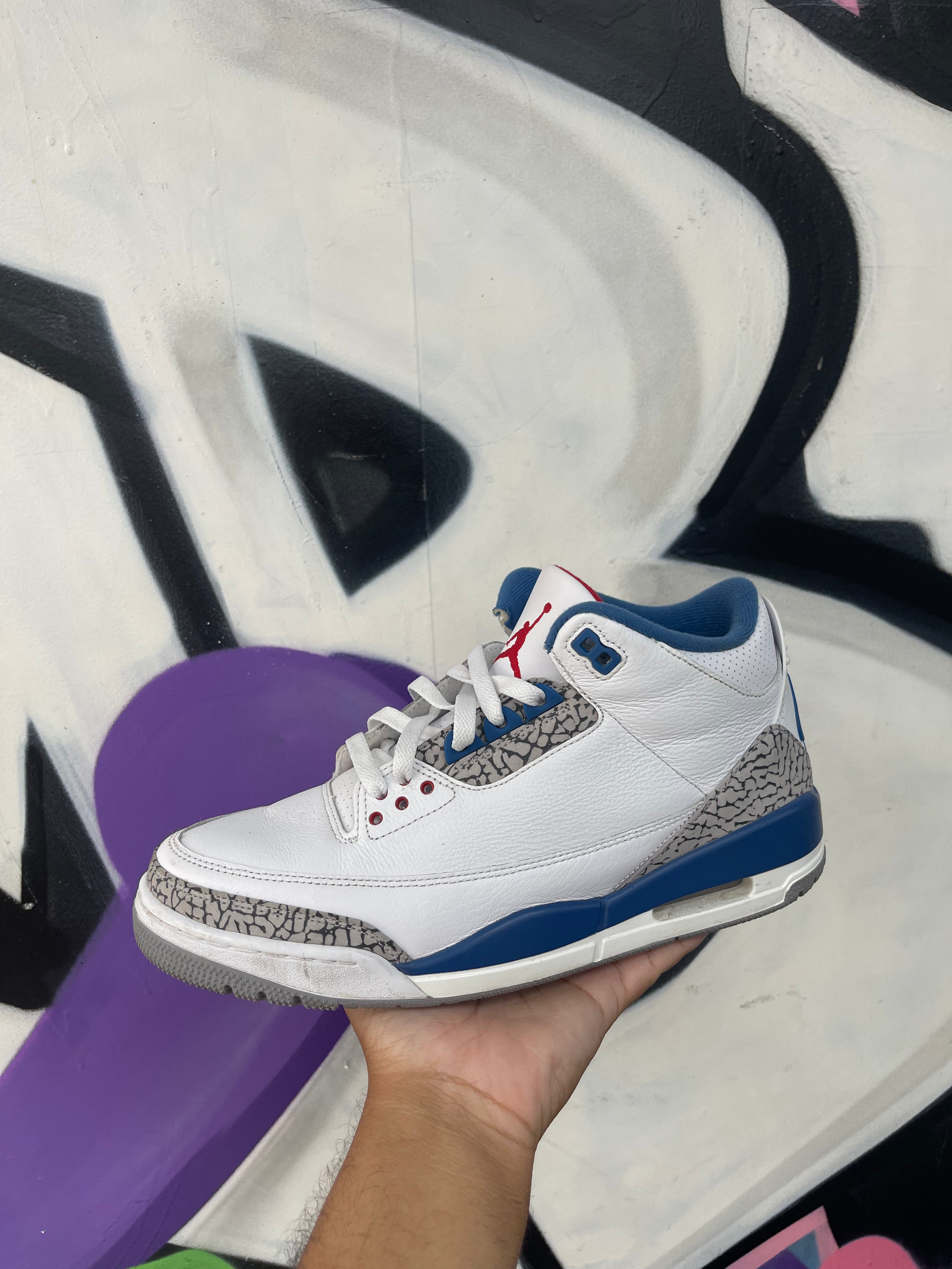 Jordan 3 True Blue Sneakers
