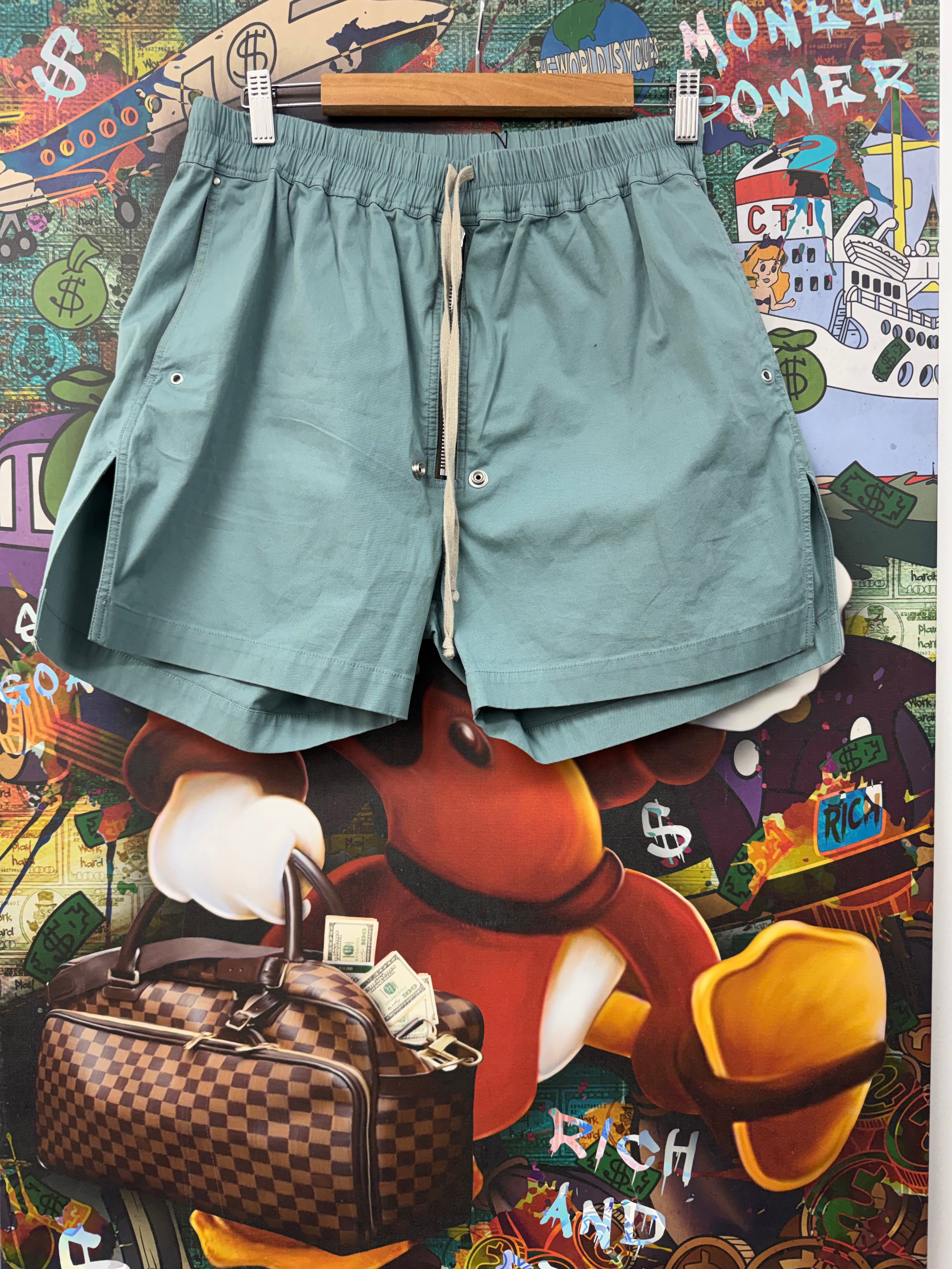 Rick Owens Tiffany Blue Hollywood Boxer Shorts