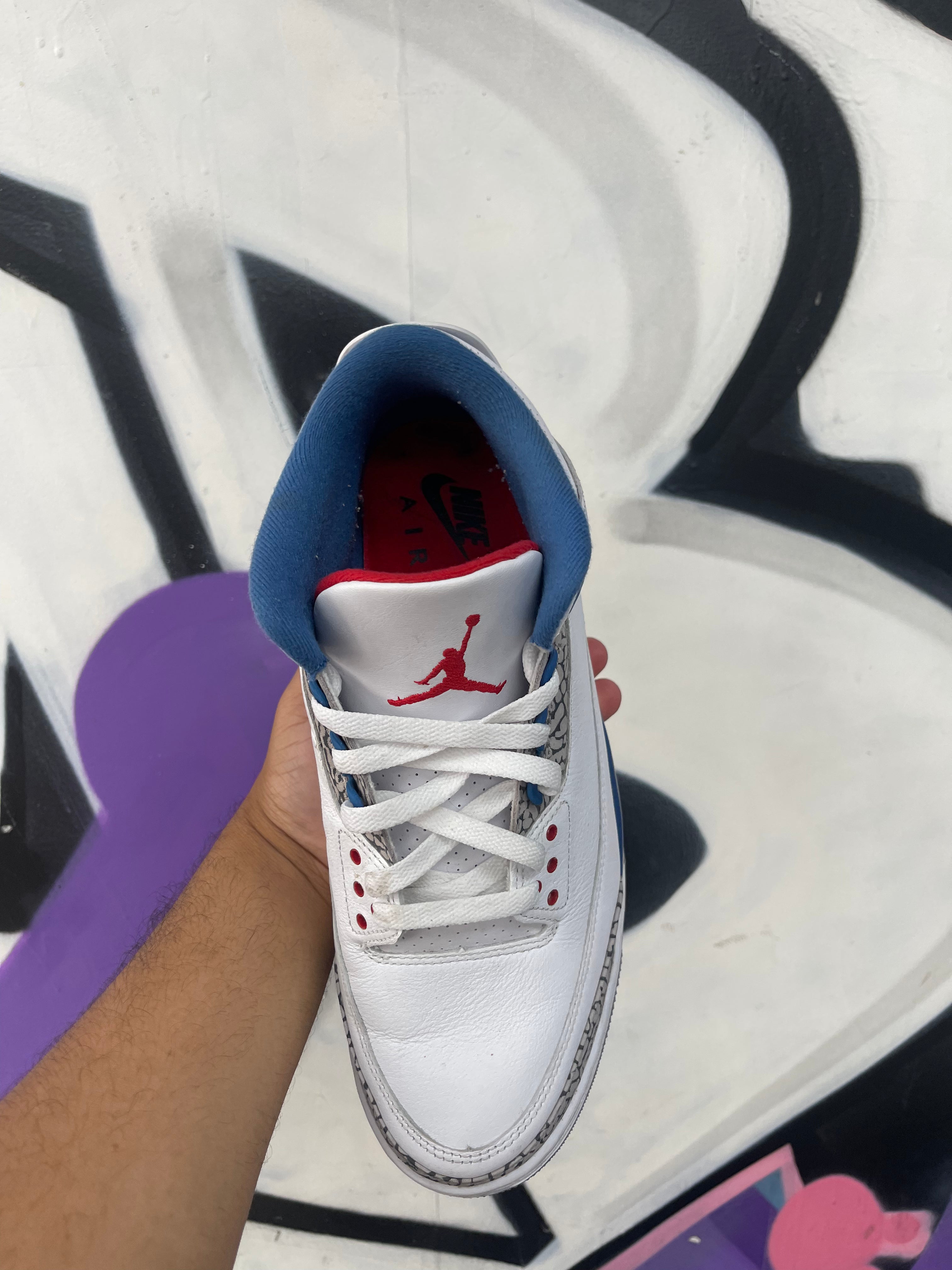 Jordan 3 True Blue Sneakers