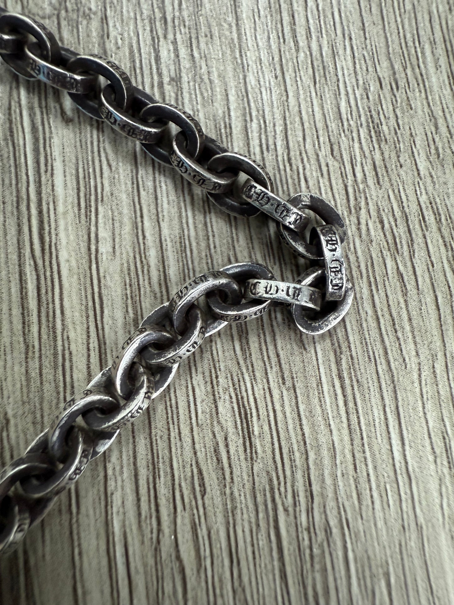 Chrome Hearts Paper Chain Necklace Used 24 Inch No Dust Bag