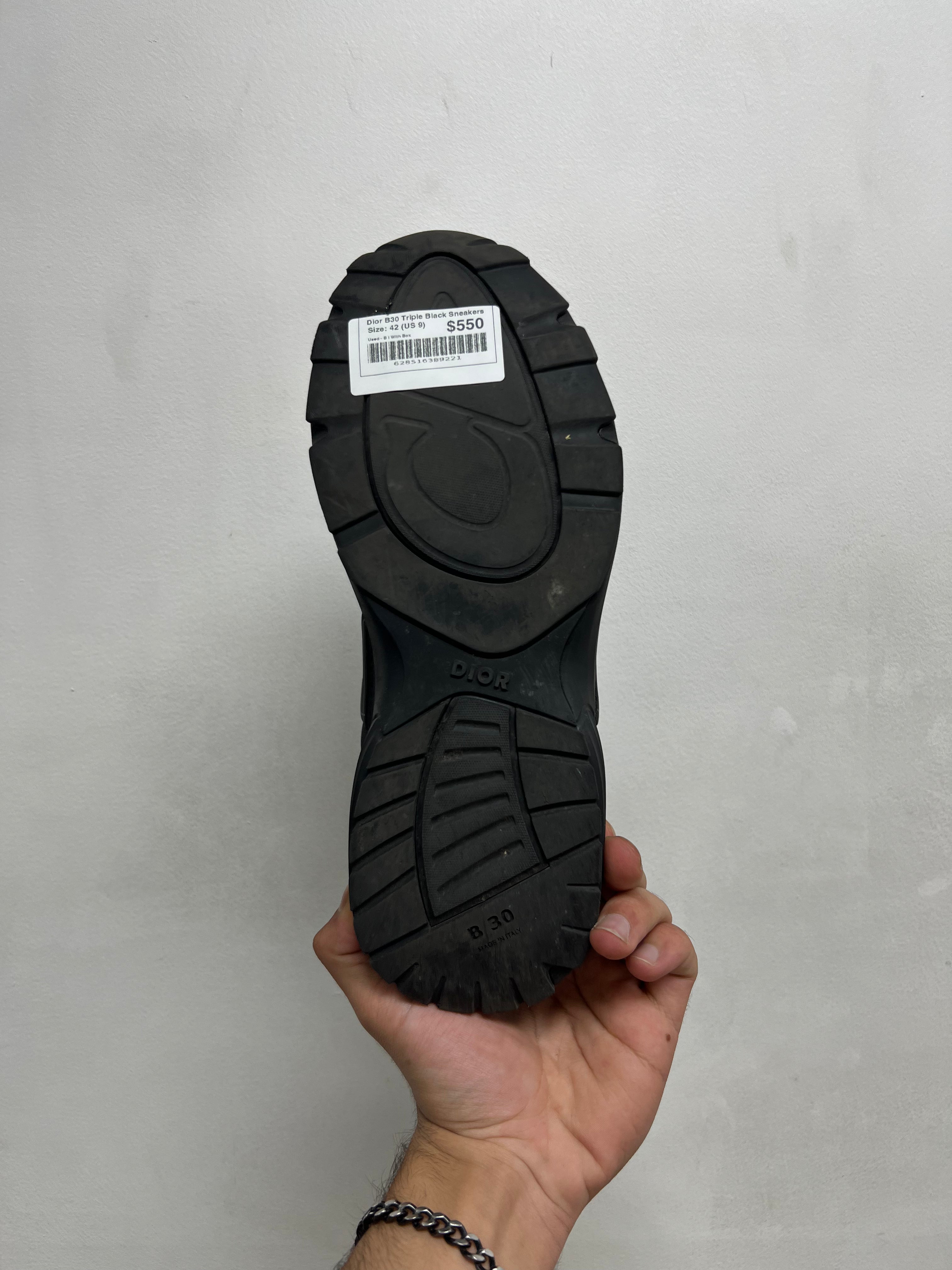 Dior B30 Triple Black Sneakers