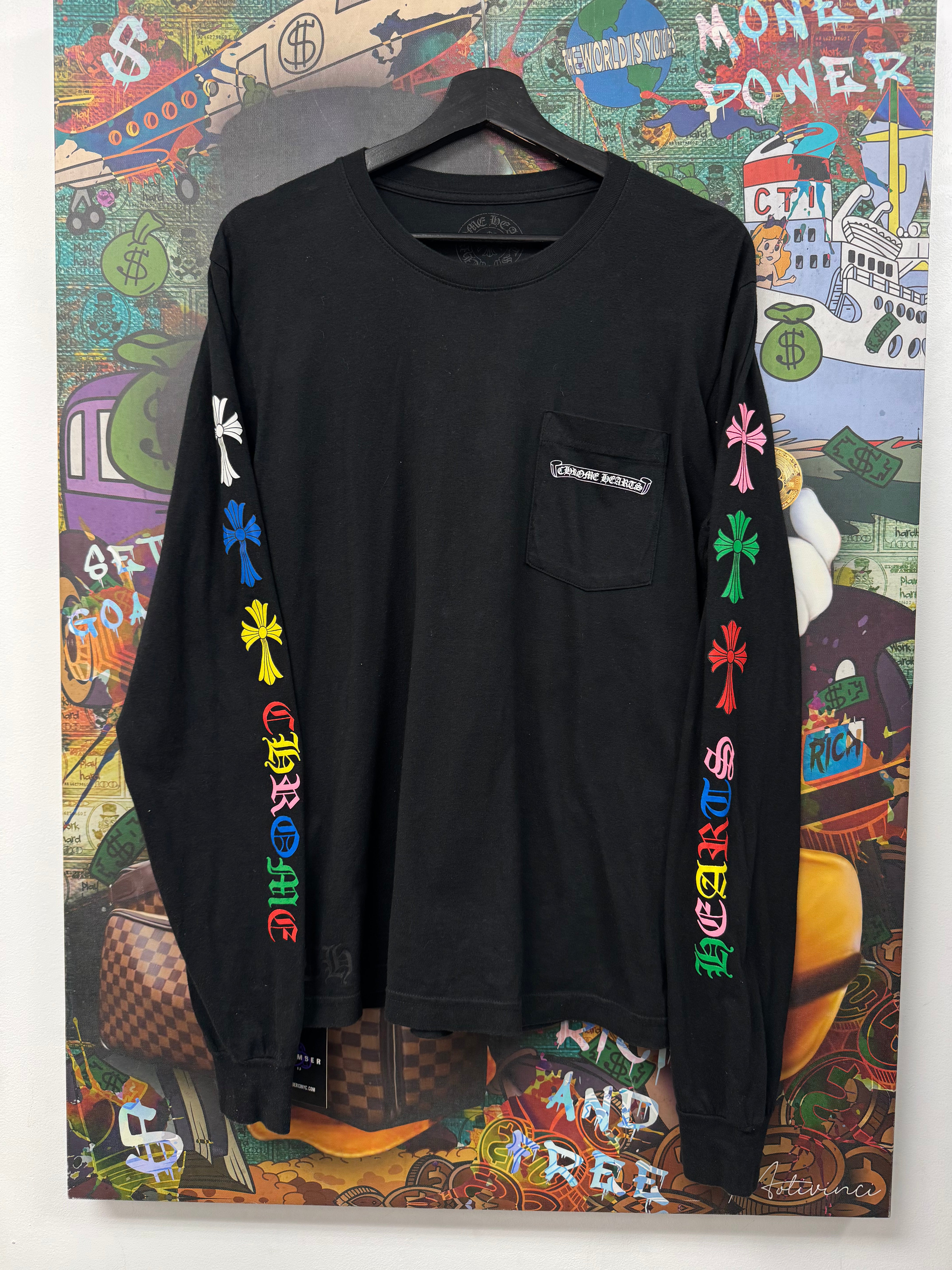 Chrome Hearts Black Multi Cross Long Sleeve