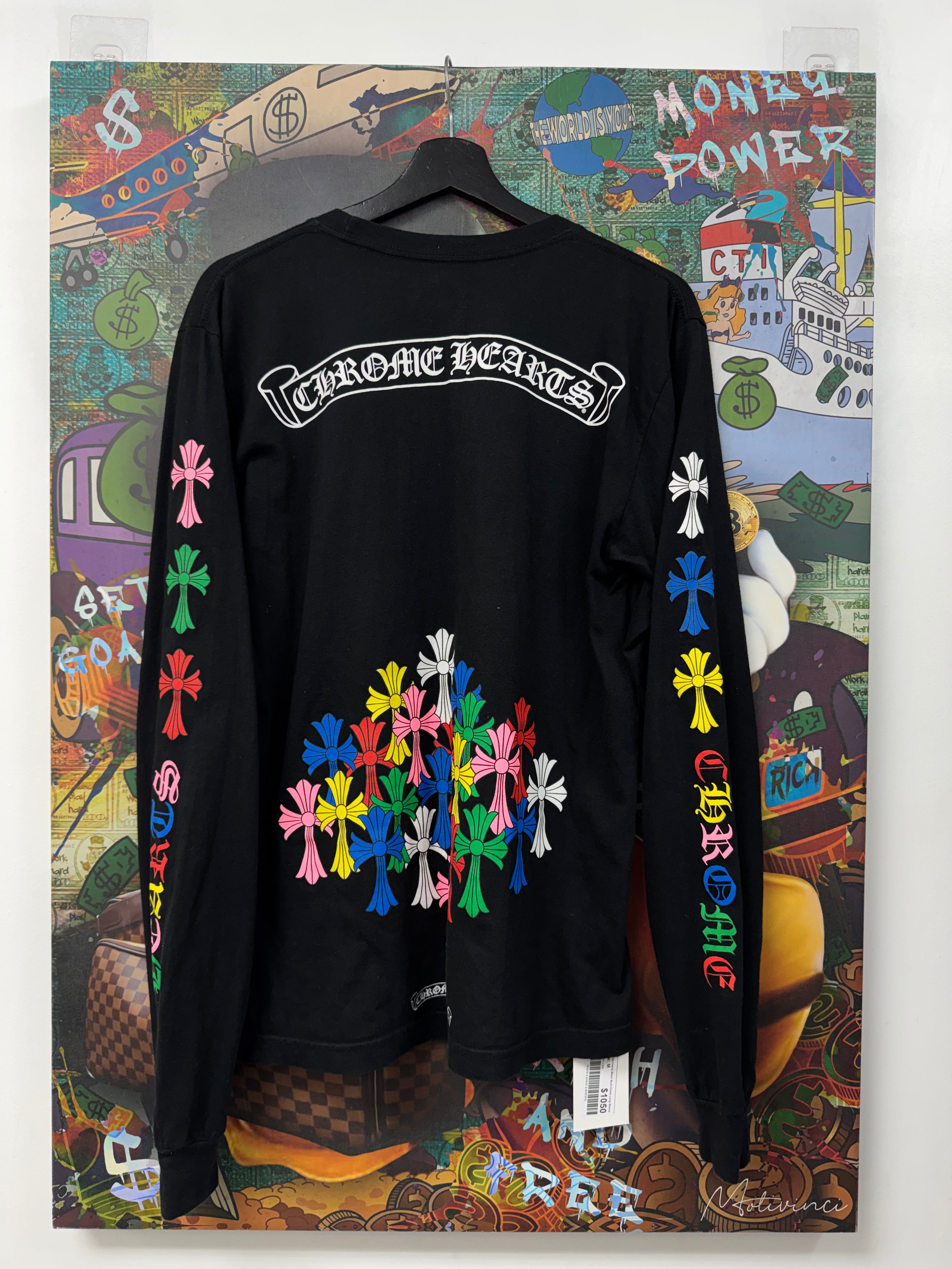 Chrome Hearts Black Multi Cross Long Sleeve