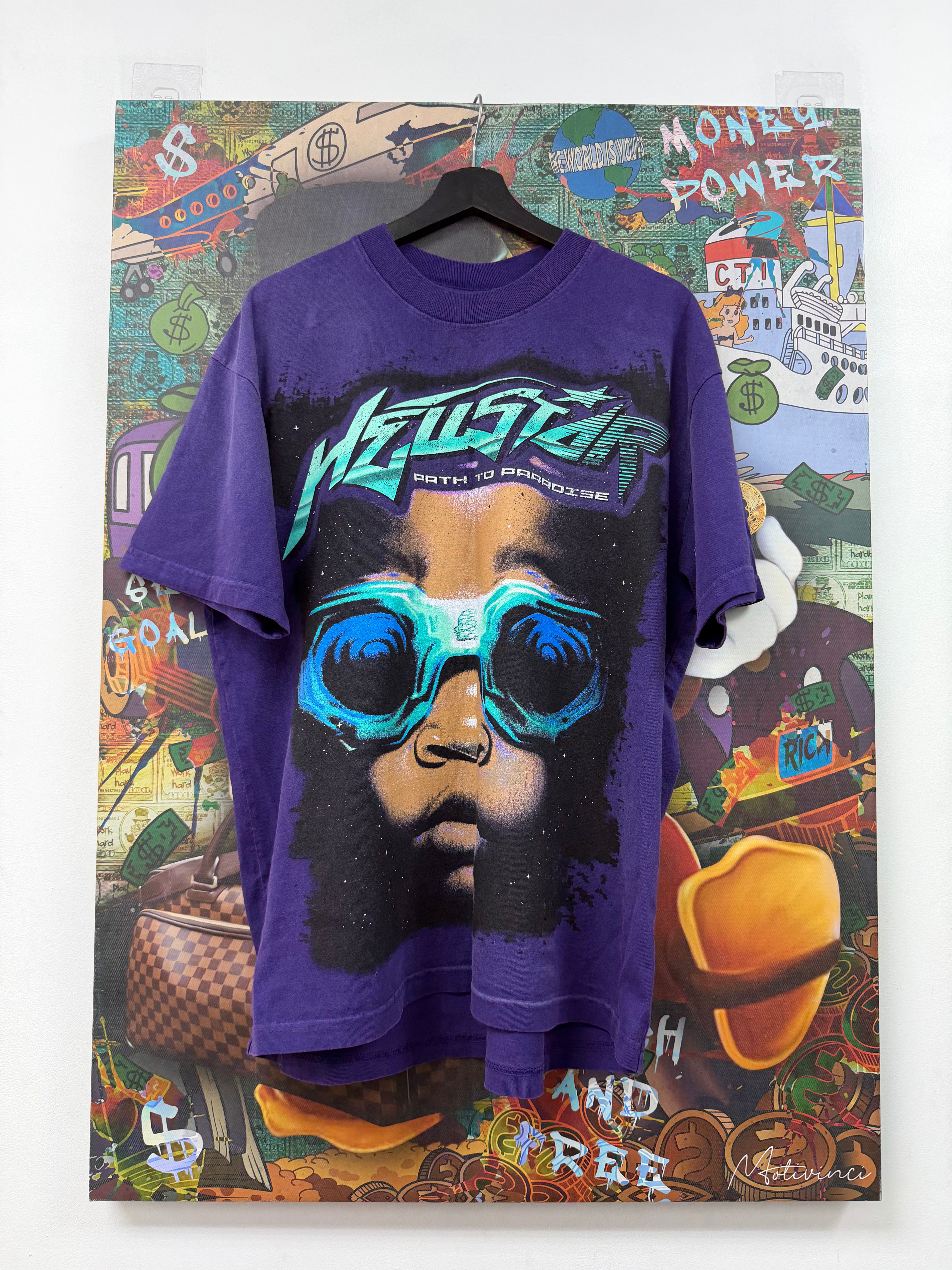 Hellstar Purple Goggle Tee