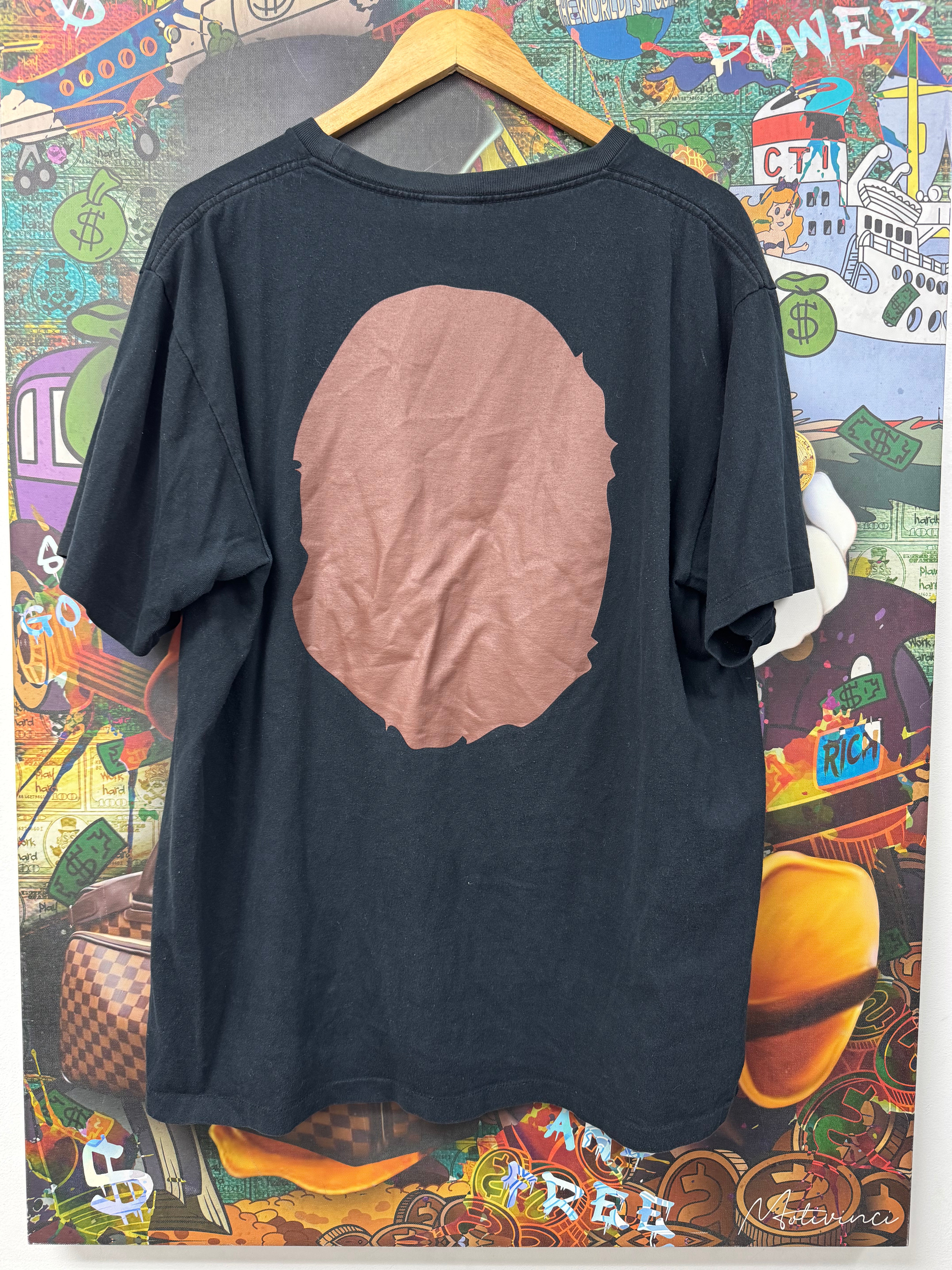 BAPE Black Head Tee