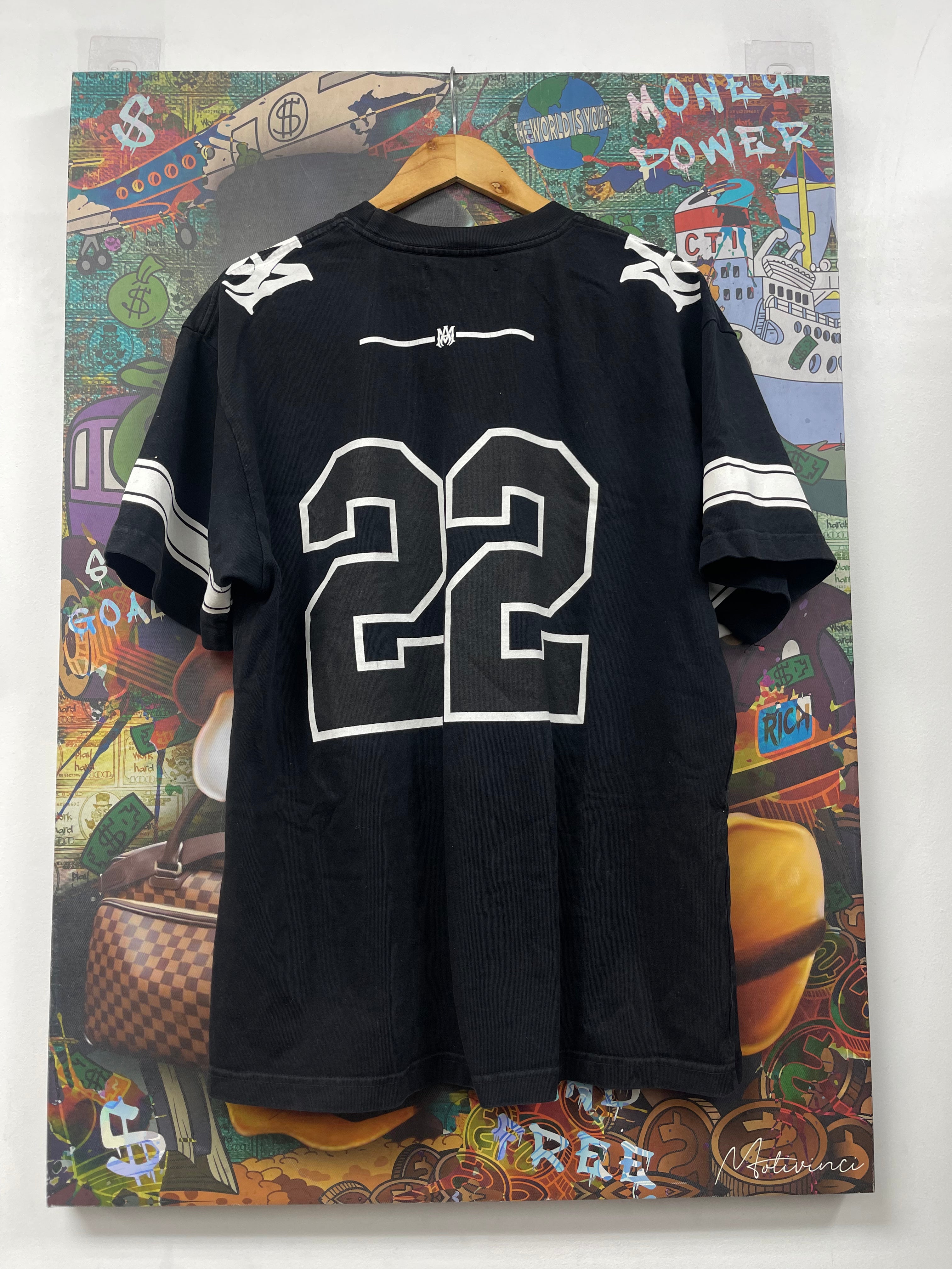 Amiri Black White 22 Skater Tee