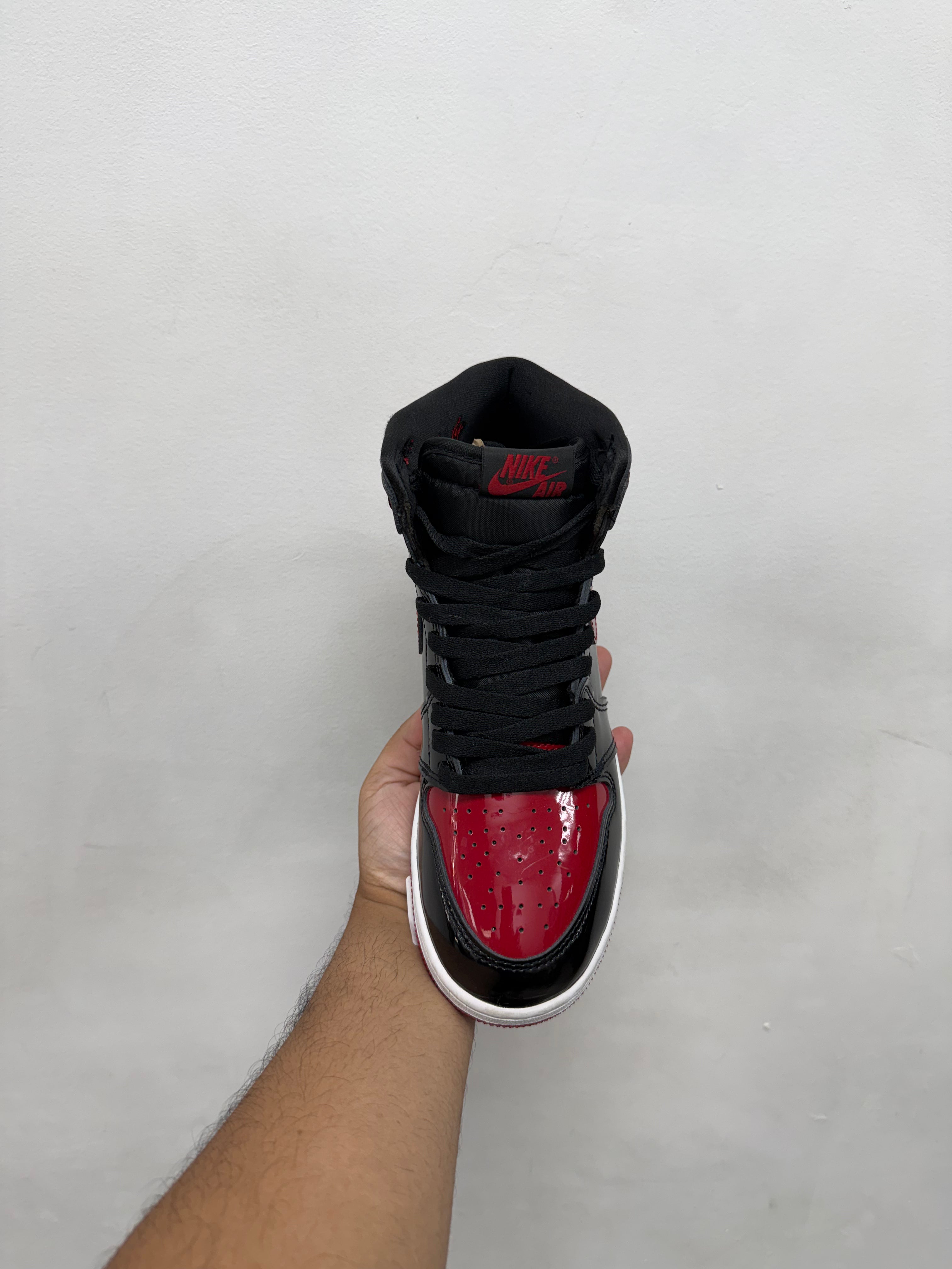 Jordan 1 Patent Bred Sneakers