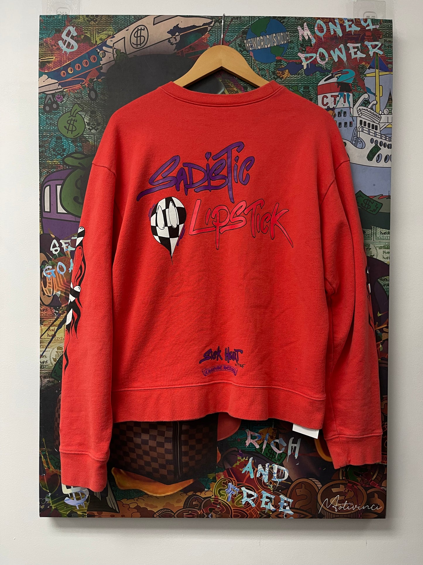 Chrome Hearts Matty Boy Sadistic Lipstick Crewneck Lightly Worn