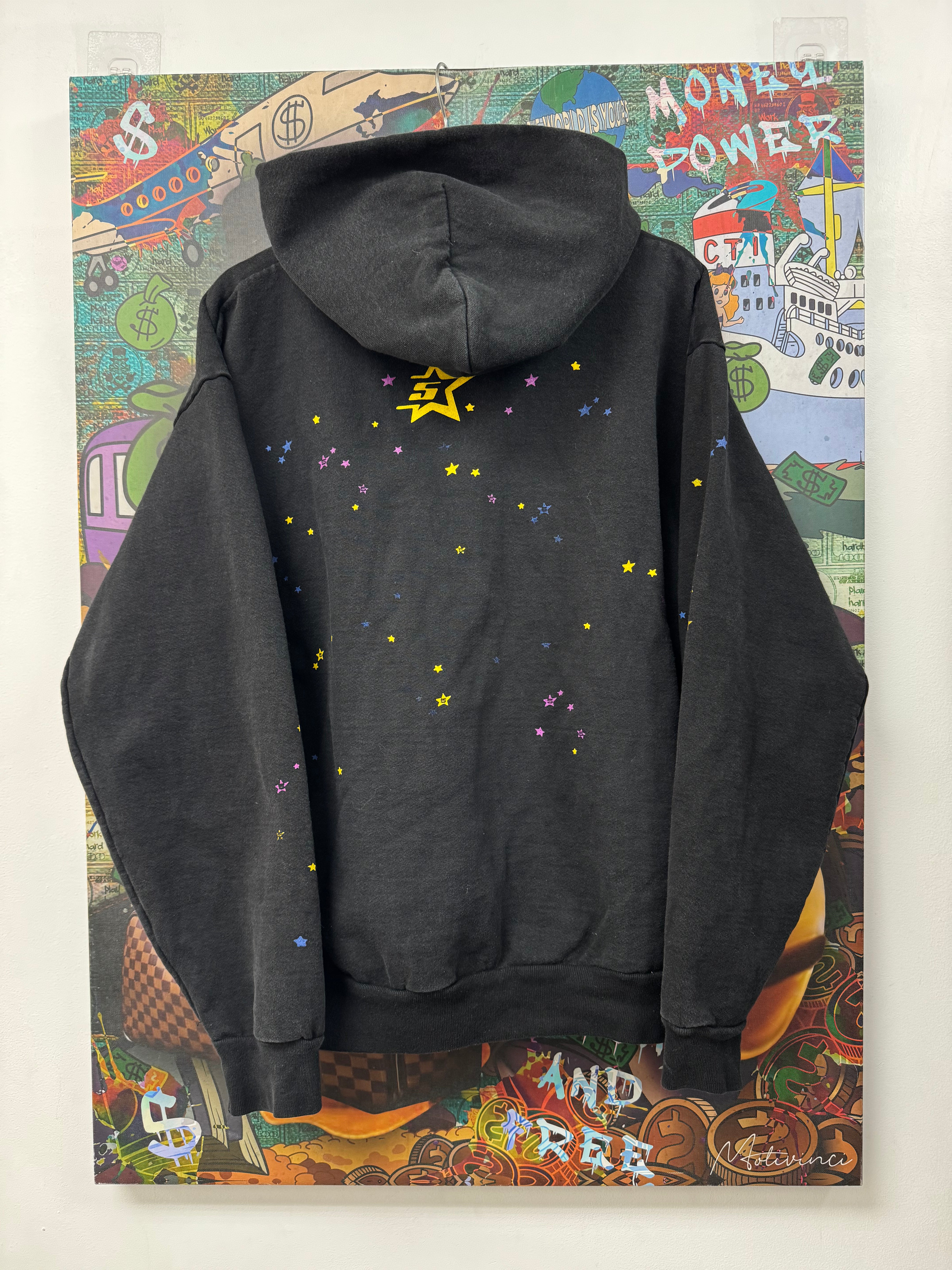 Sp5der Sp5der Black Pink Hoodie
