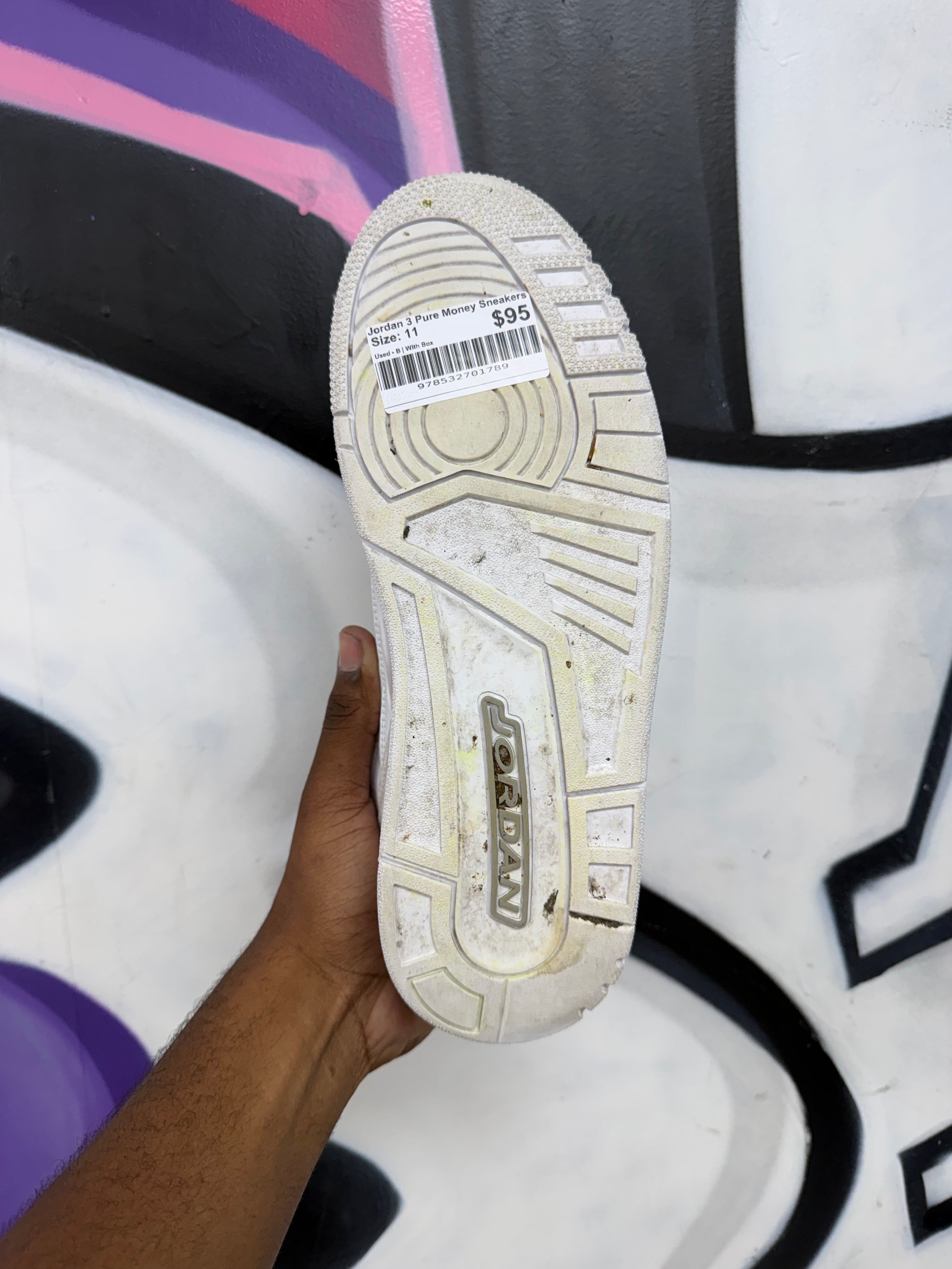 Jordan 3 Pure Money Sneakers