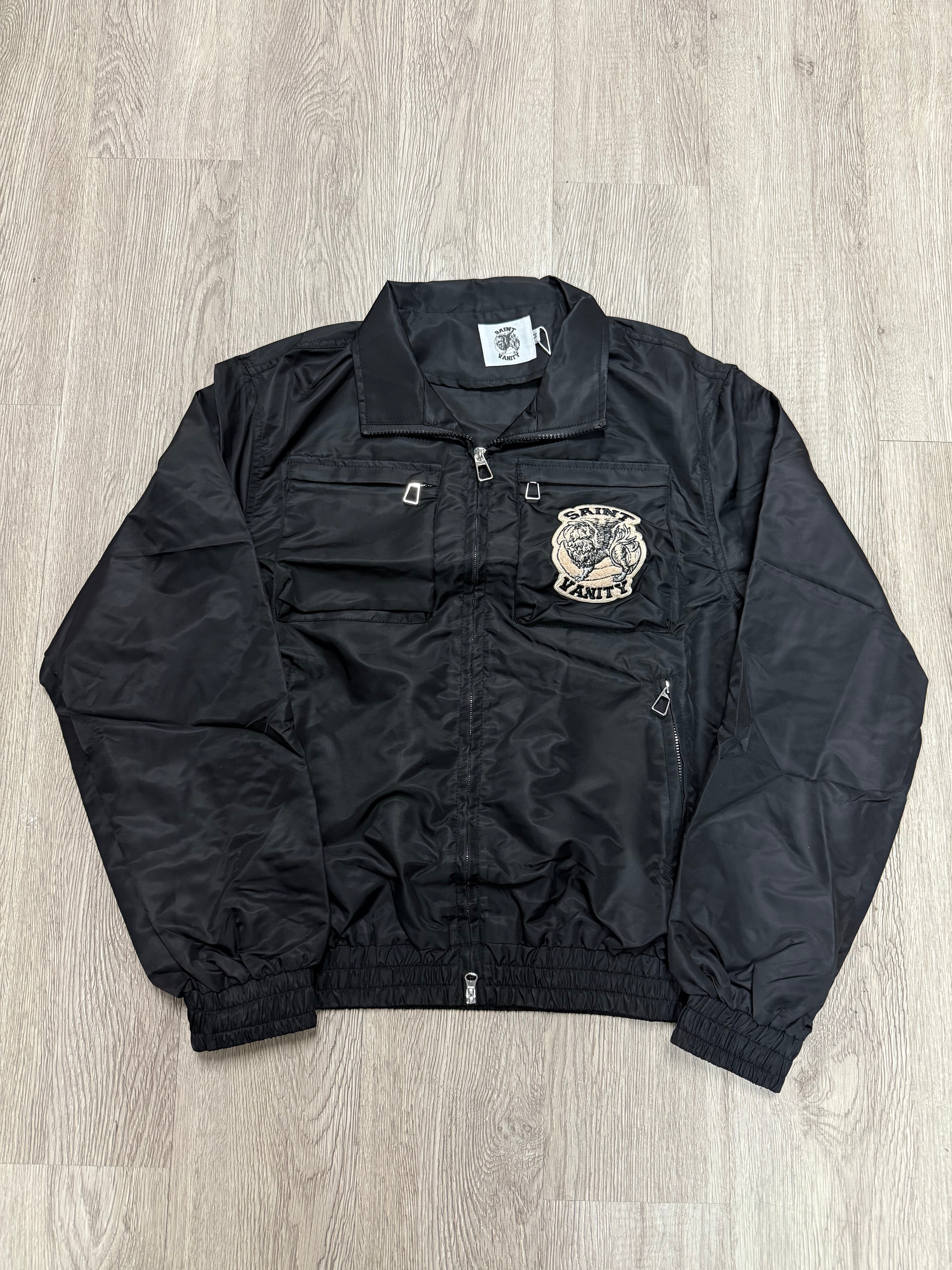 Saint Vanity Cargo Nylon Jacket Black