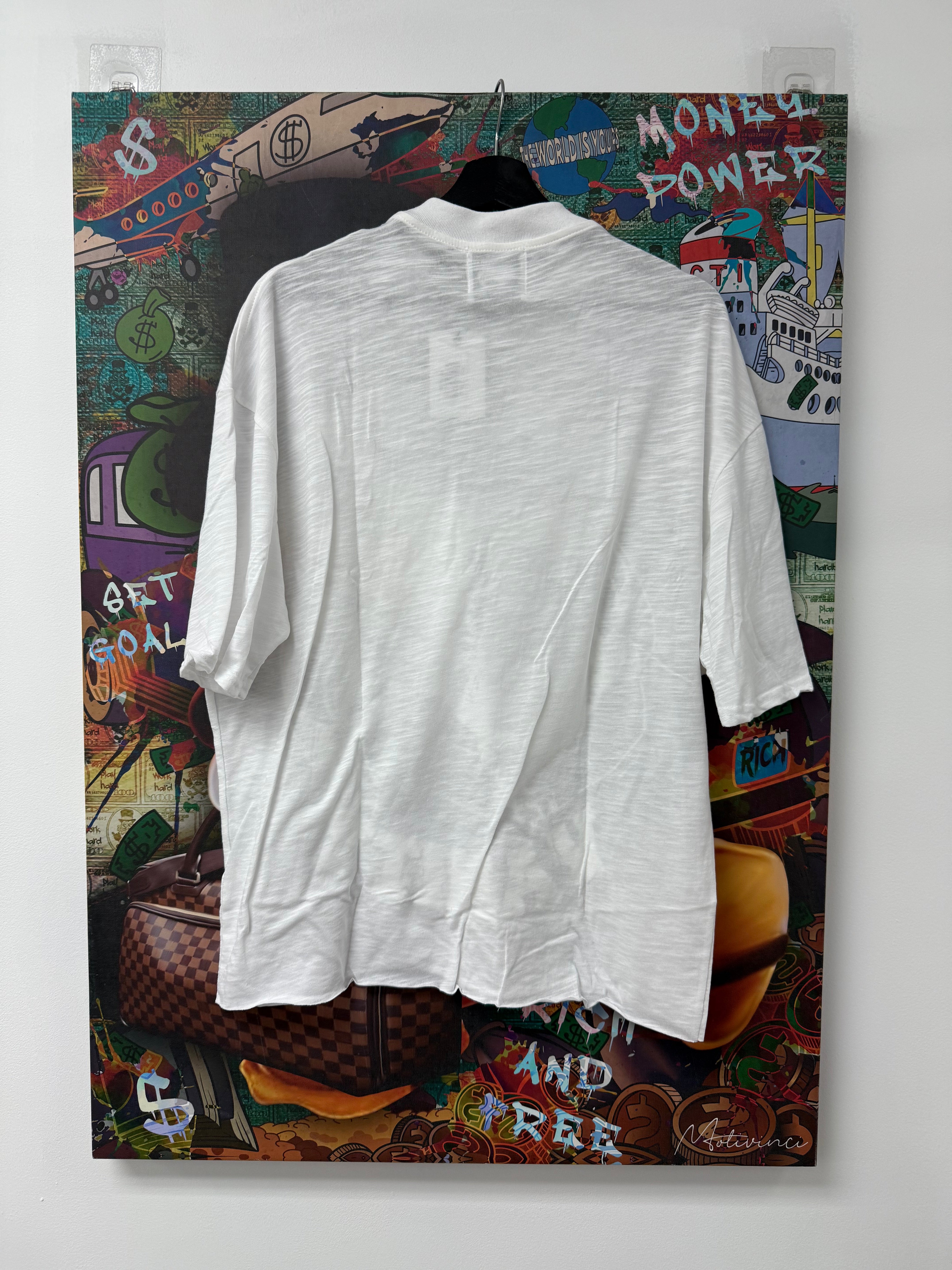 Saint Vanity Monochromatic Griffin Tee White