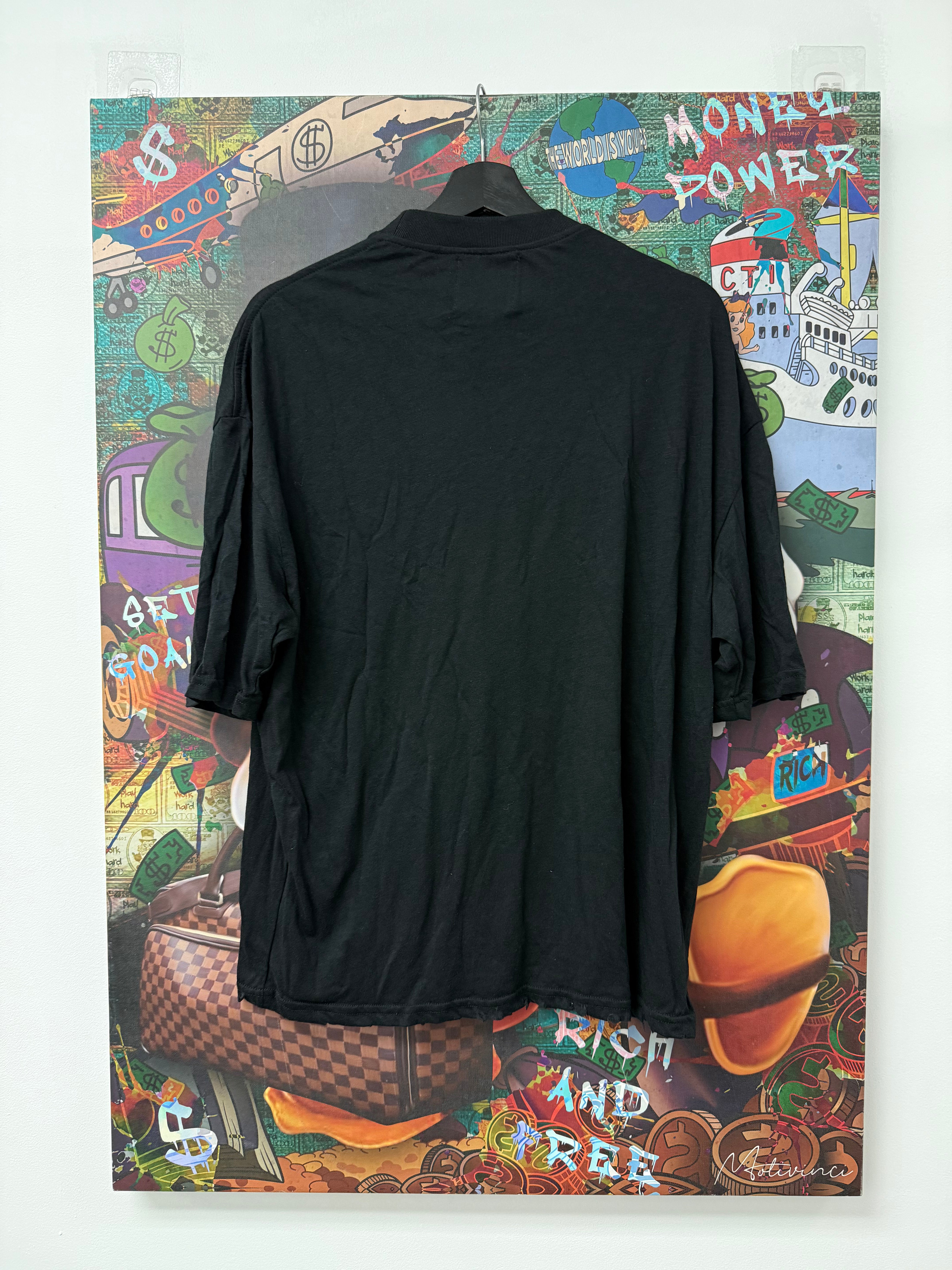 Saint Vanity Monochromatic Griffin Tee Black