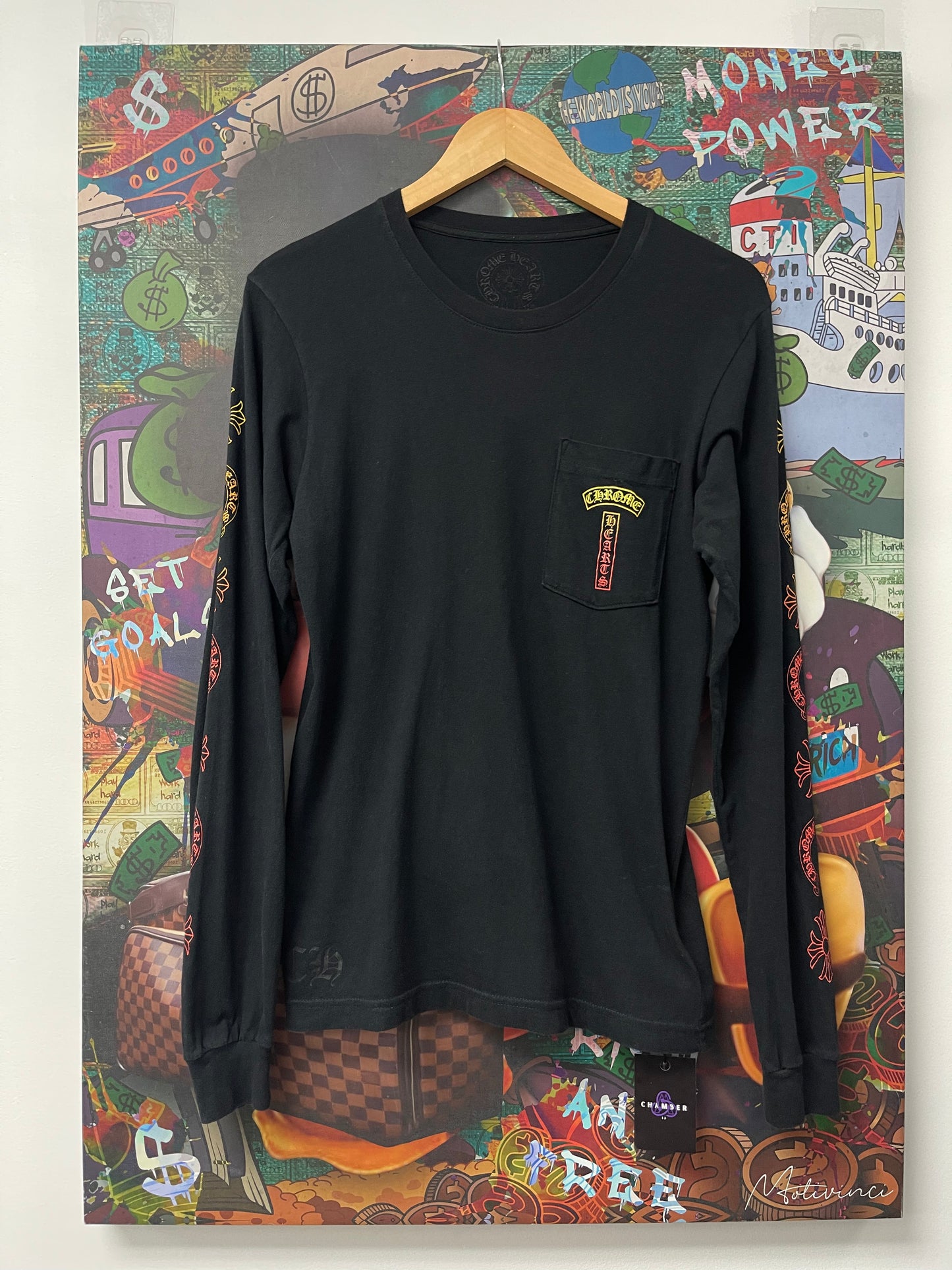 Chrome Hearts LS T-Bar Black Gradient Used