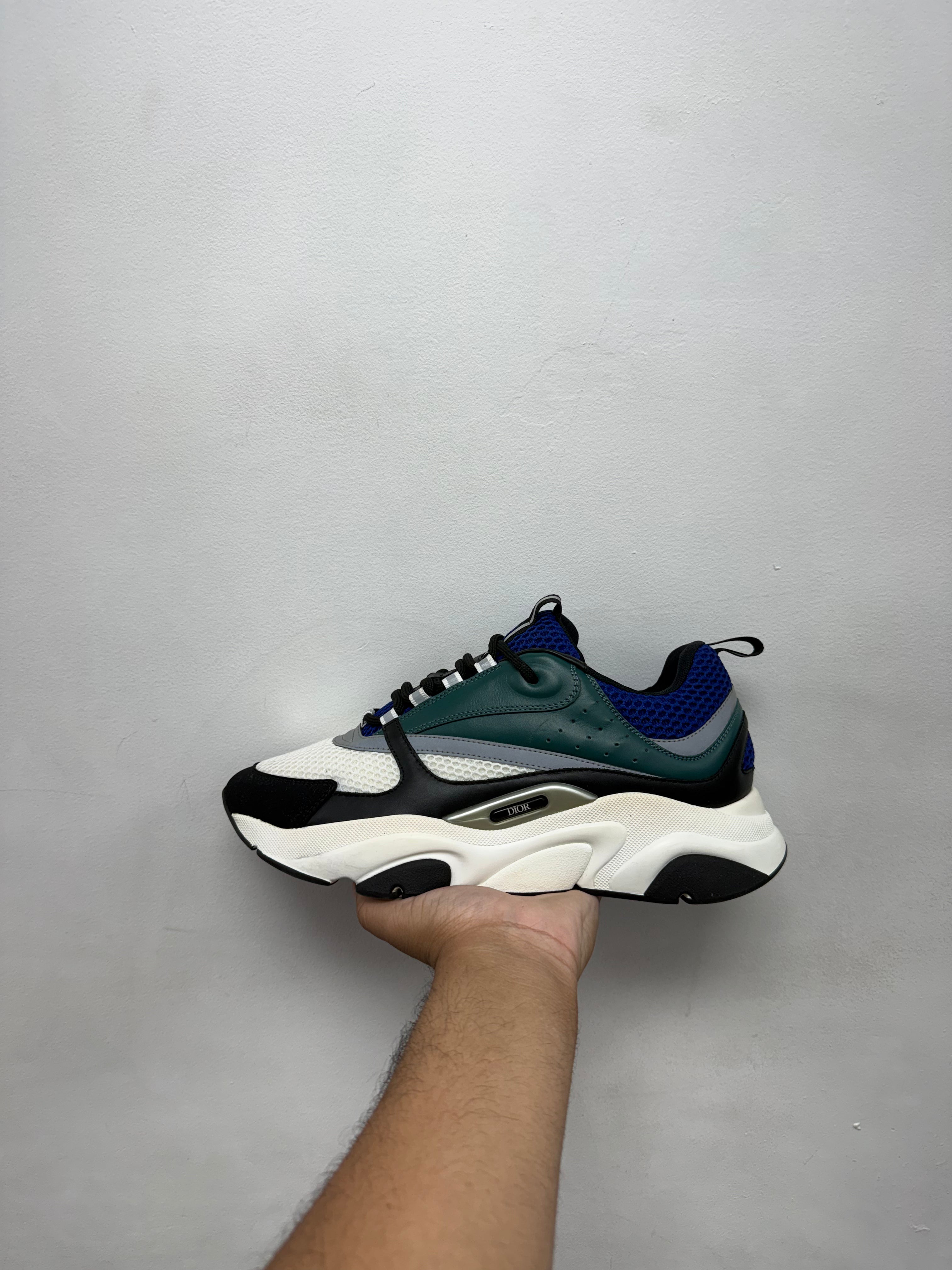 Dior B22 Teal Green Sneakers