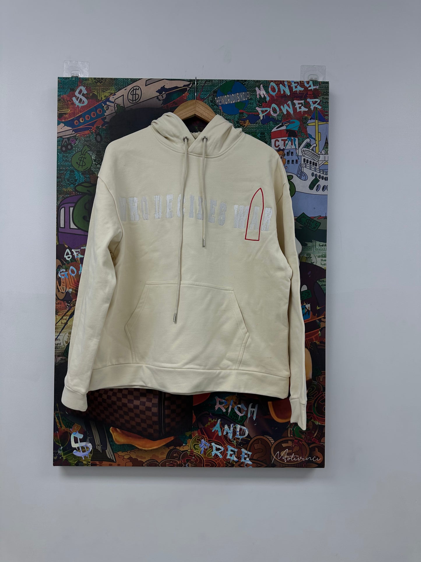 WDW Glass Logo Hoodie Sweatshirt New XS With Tags