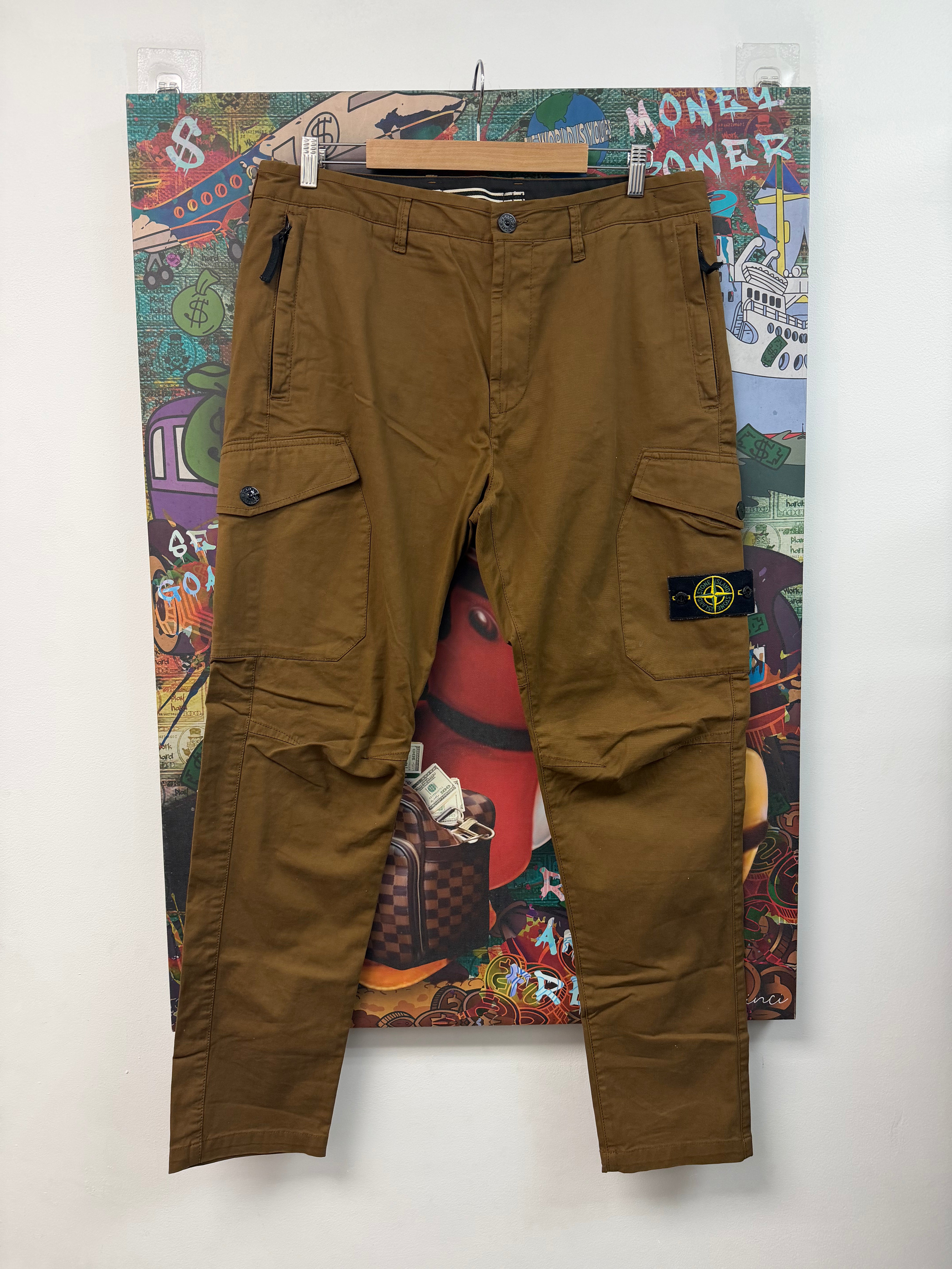 Stone Island Brown Cargo Pants Cargo Pants