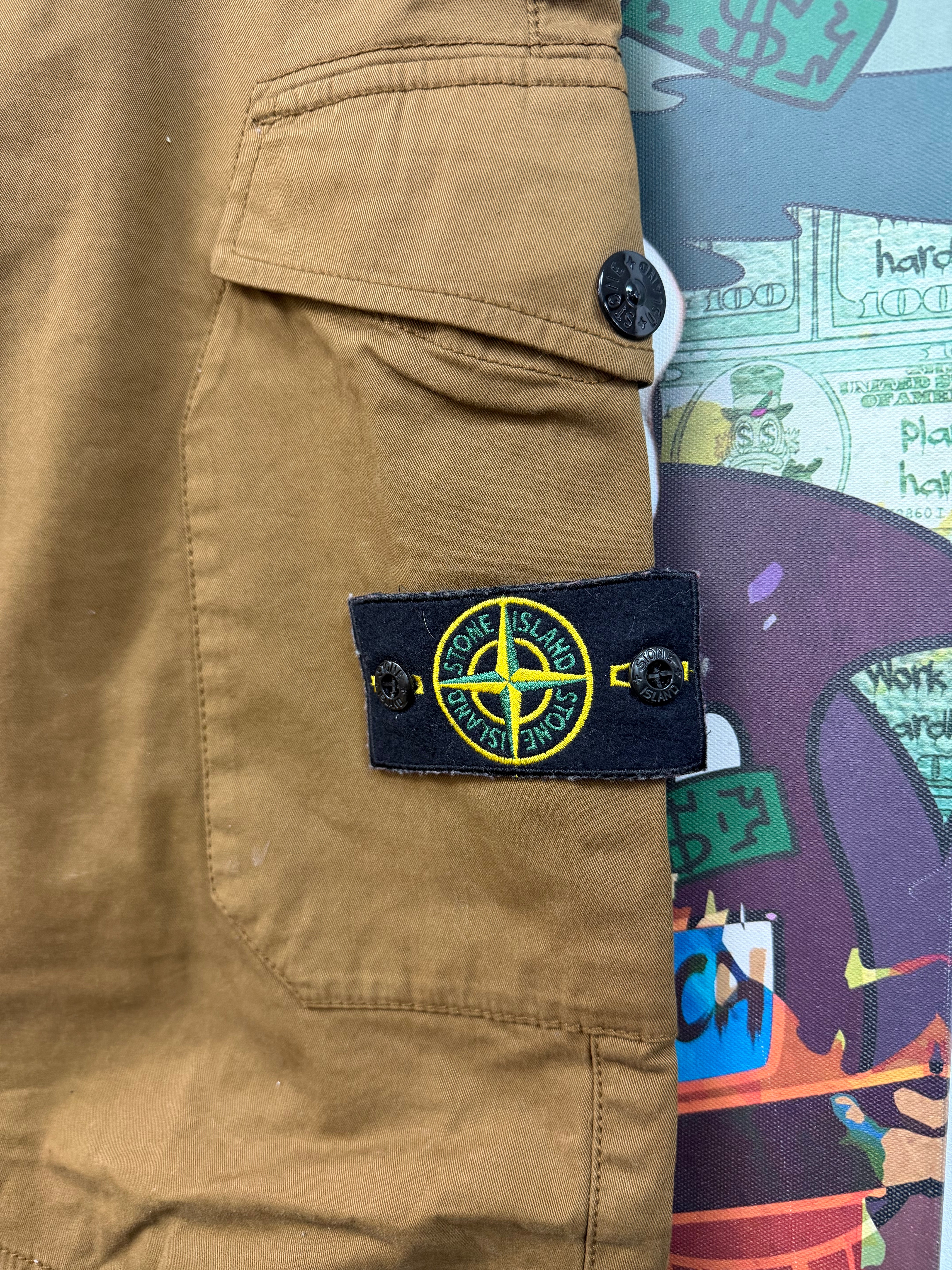 Stone Island Brown Cargo Pants Cargo Pants