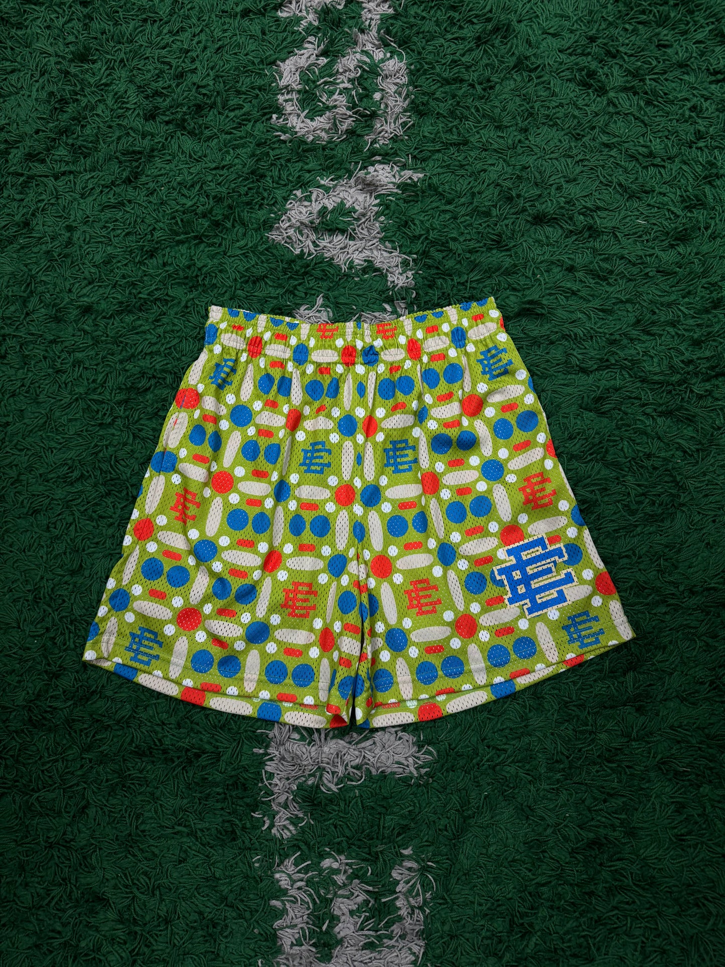EE Short Green Royal Polka Dot size:Large New