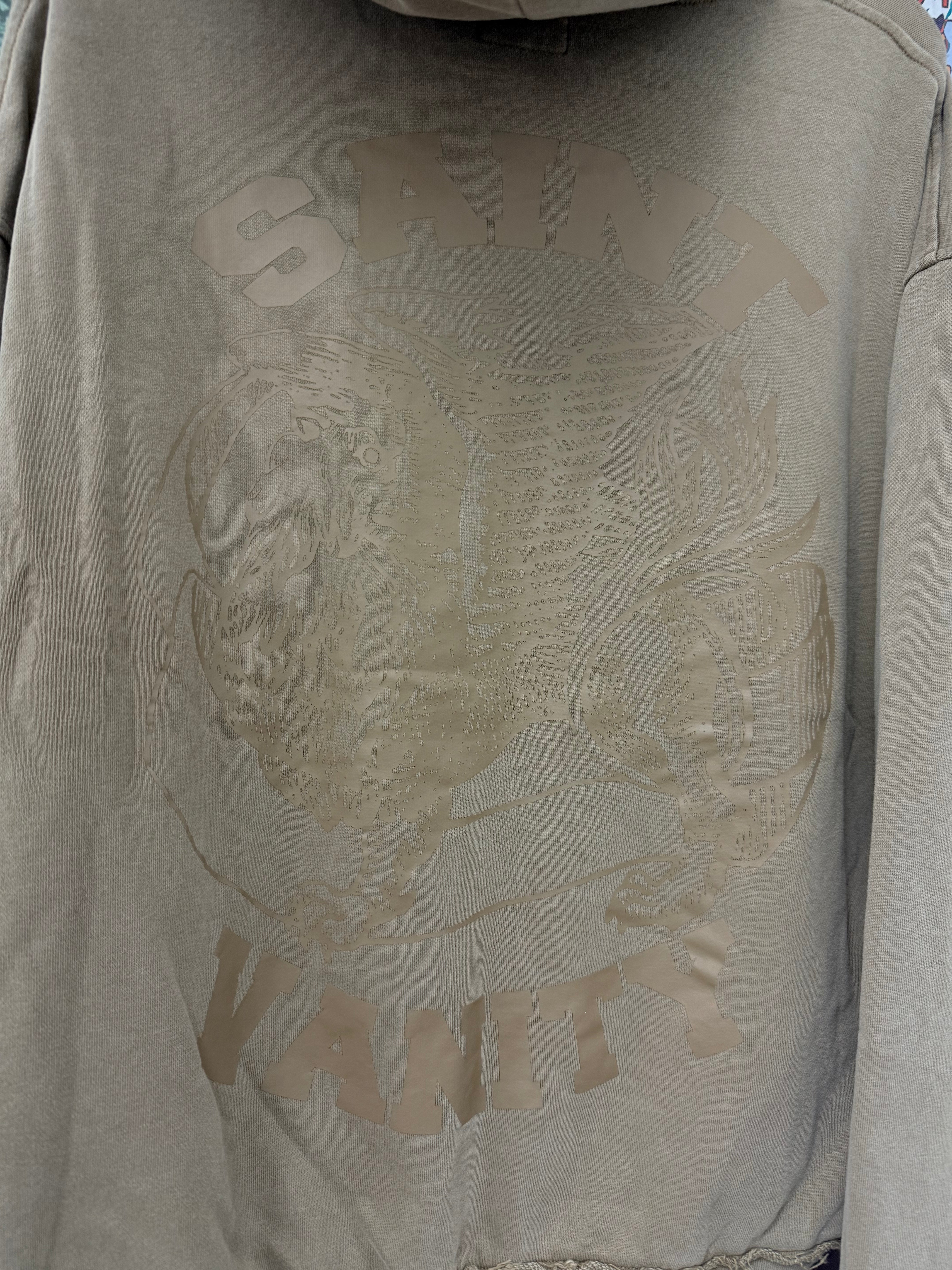 Saint Vanity Terry Cloth Wheat Zip Up