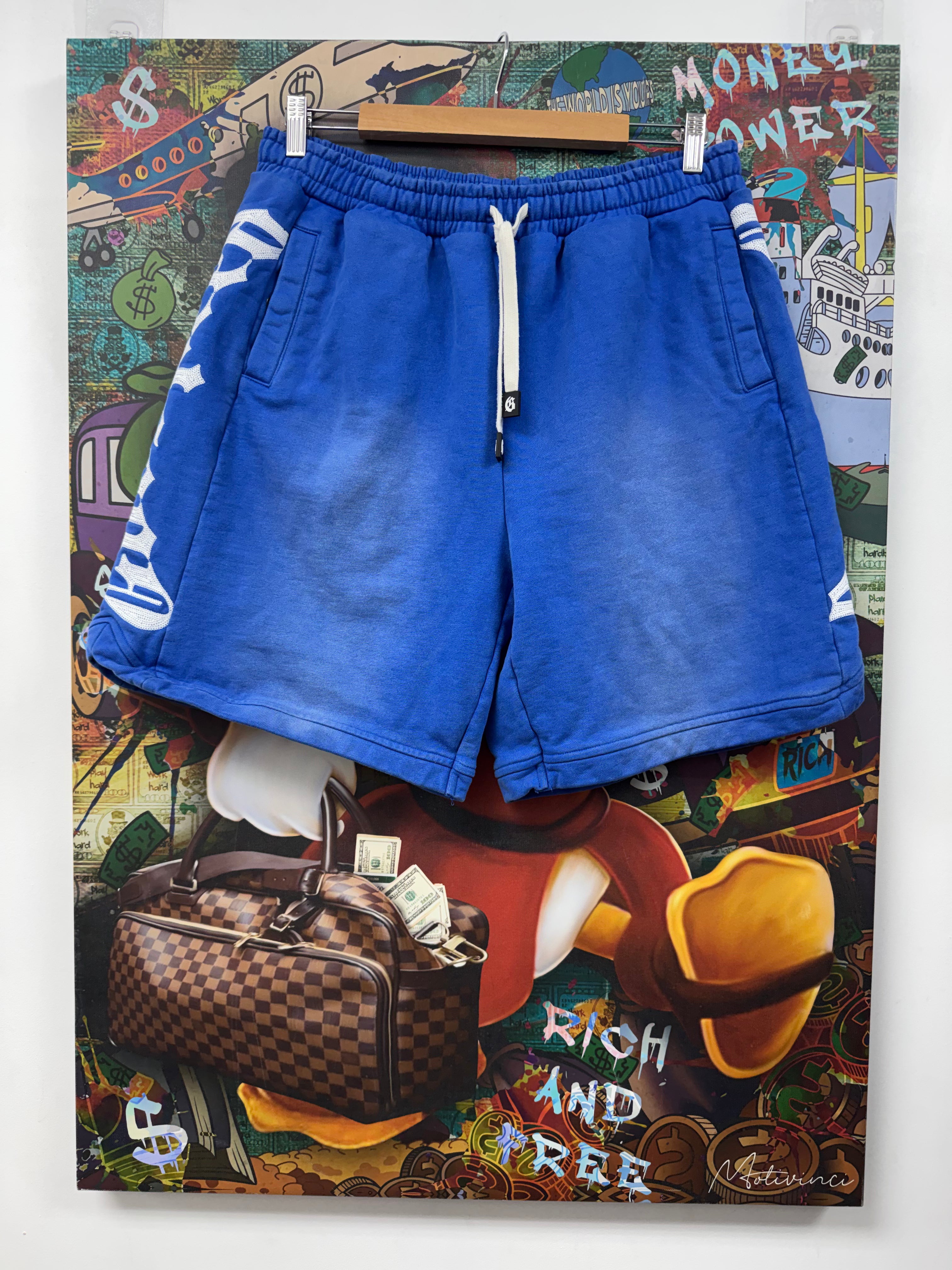 Godspeed Blue White Courtside Shorts