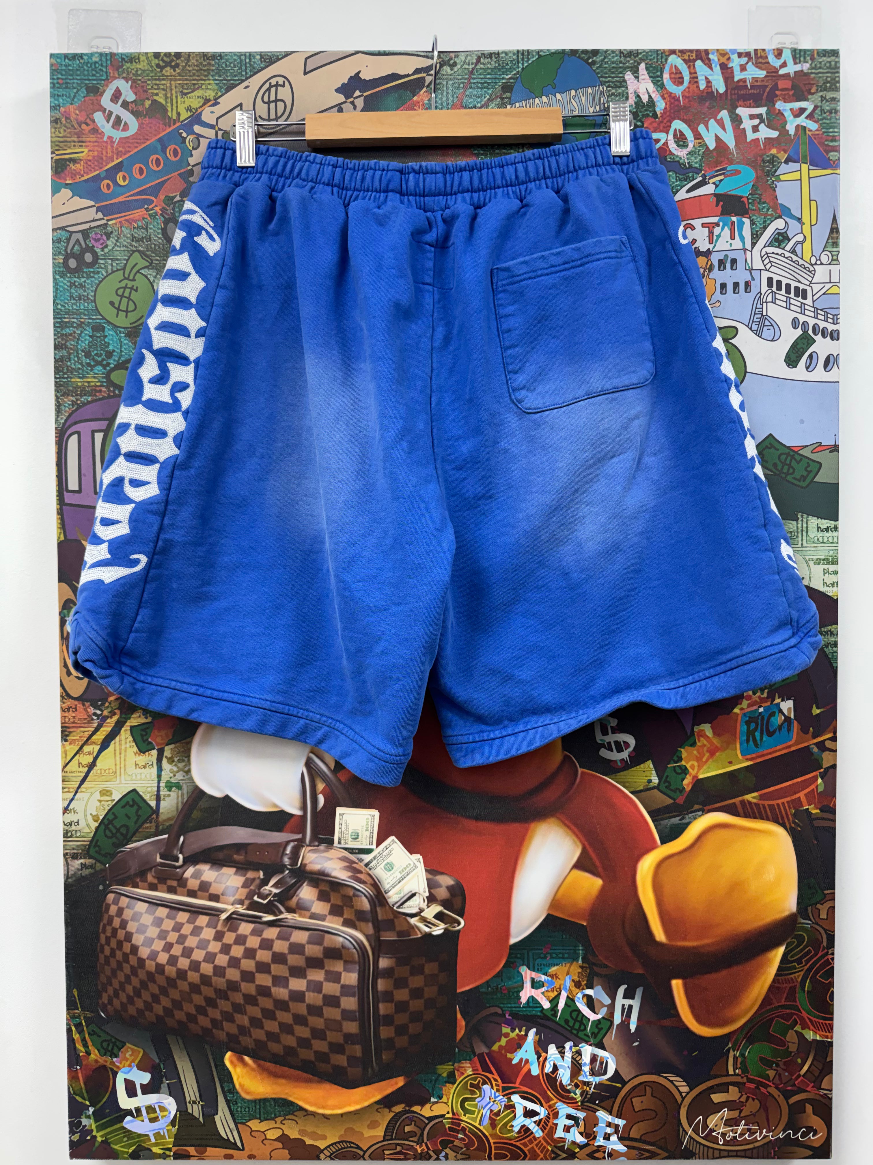Godspeed Blue White Courtside Shorts