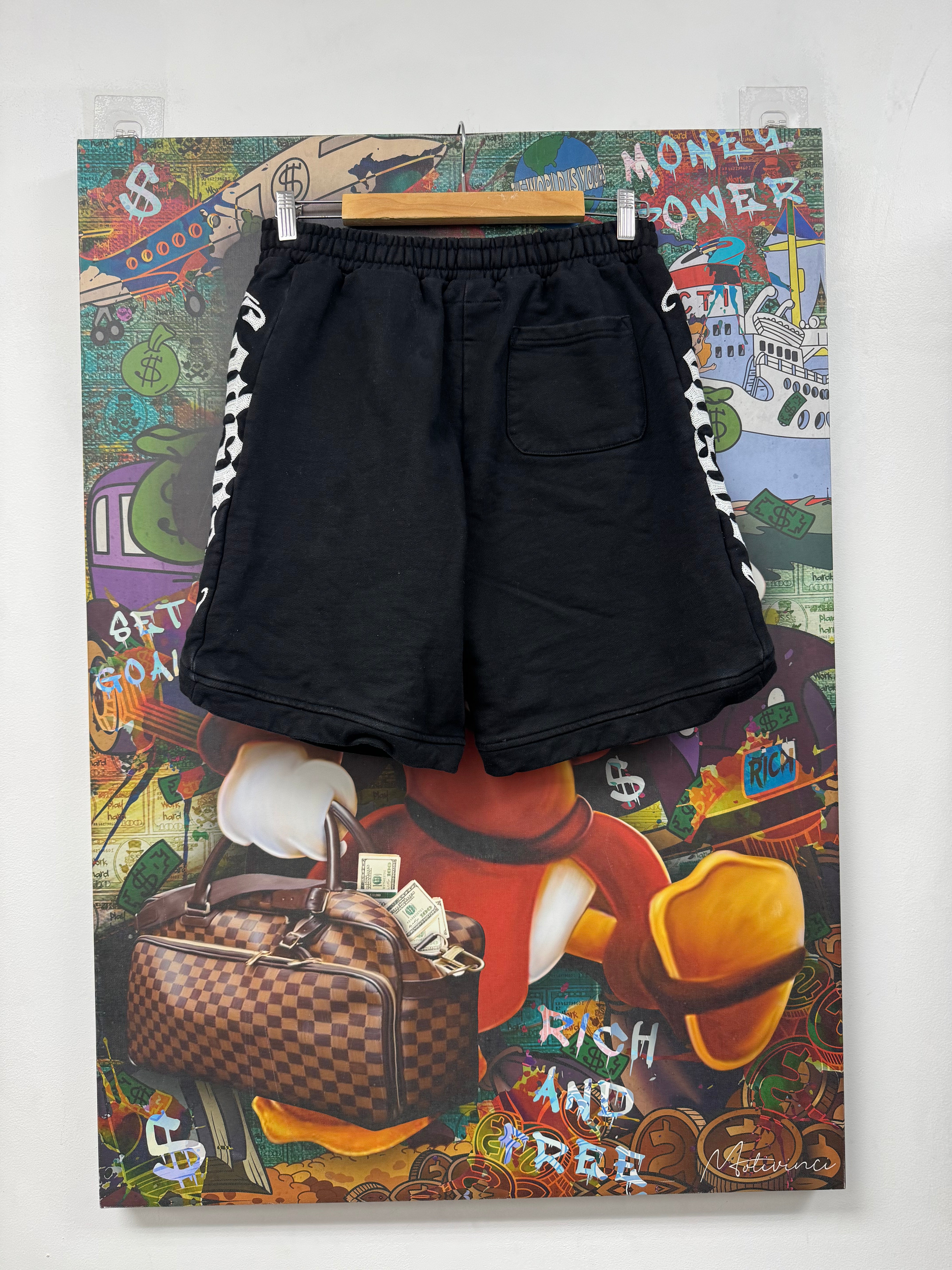 Godspeed Black White Courtside Shorts