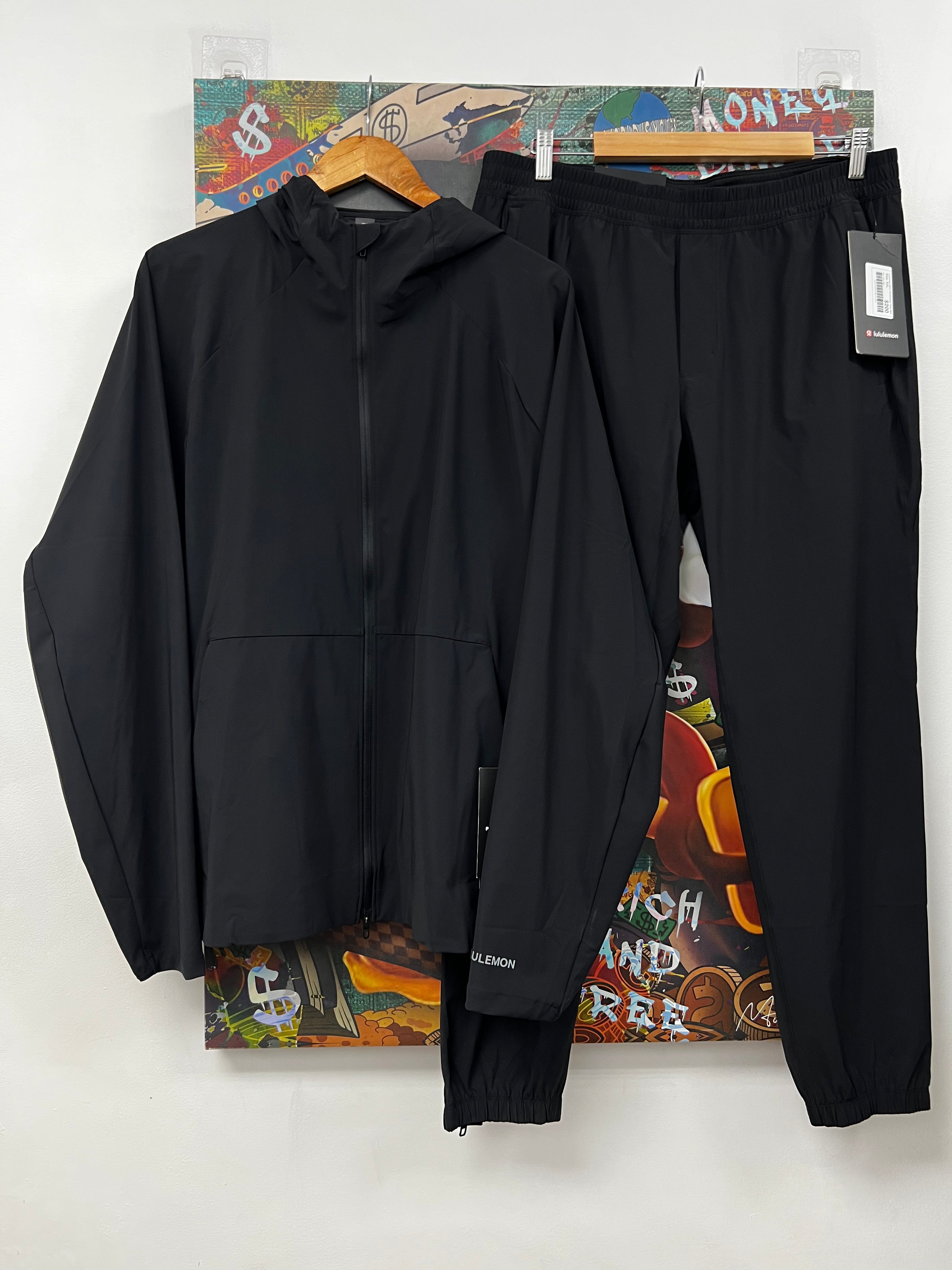 Lululemon Black Pacebreaker Track Suit
