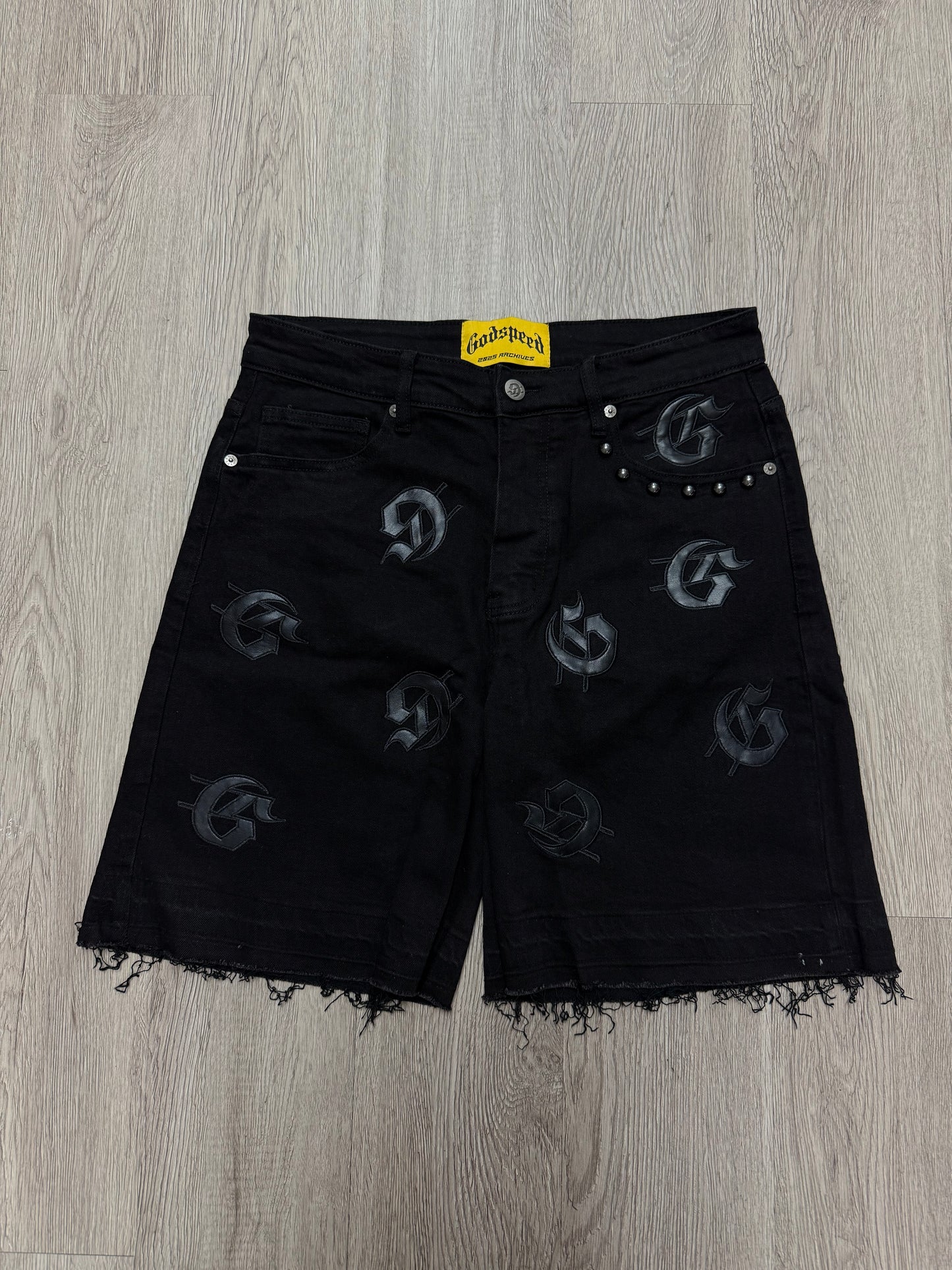 Godspeed Infinity Denim Shorts Black