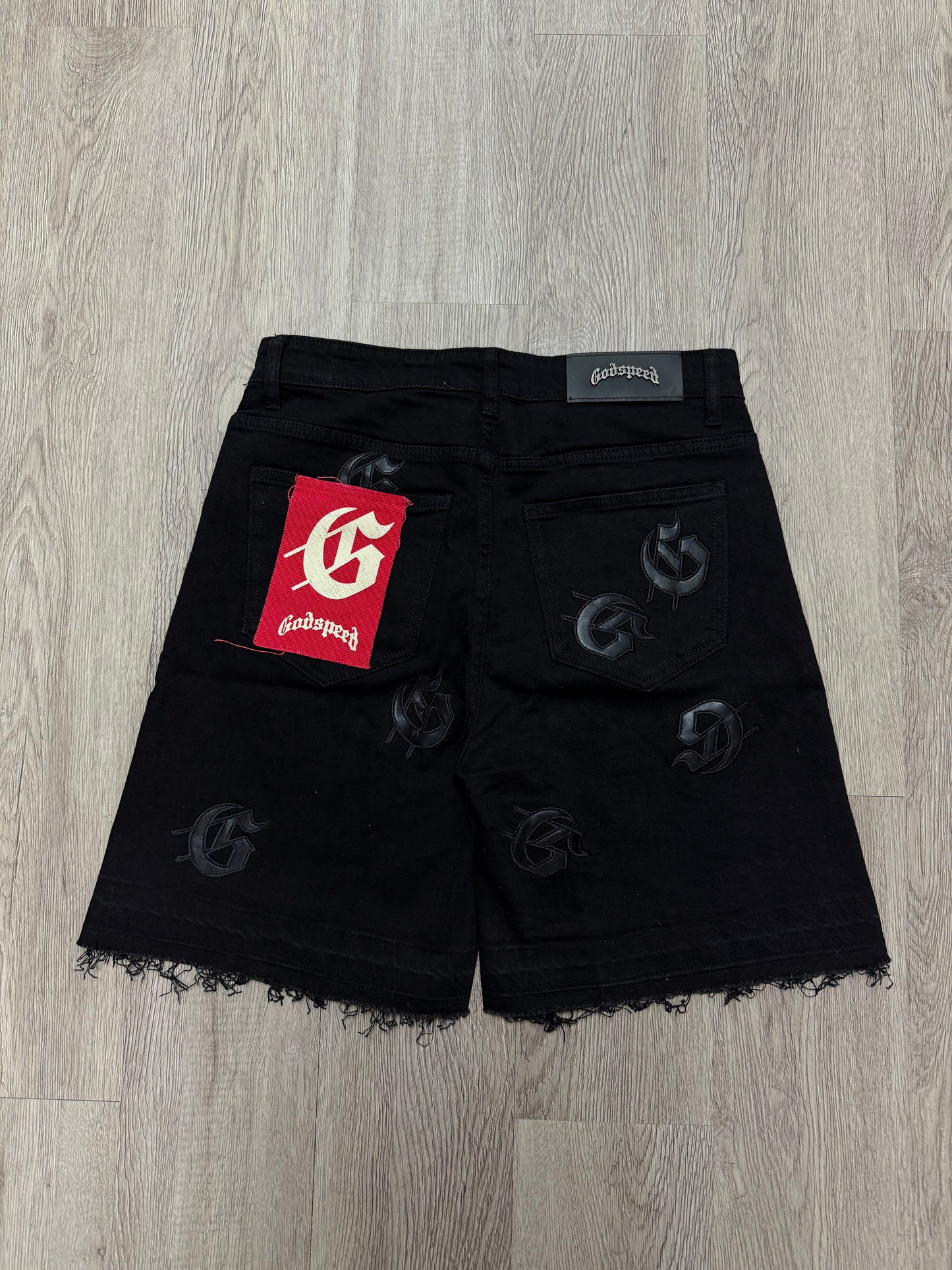 Godspeed Infinity Denim Shorts Black