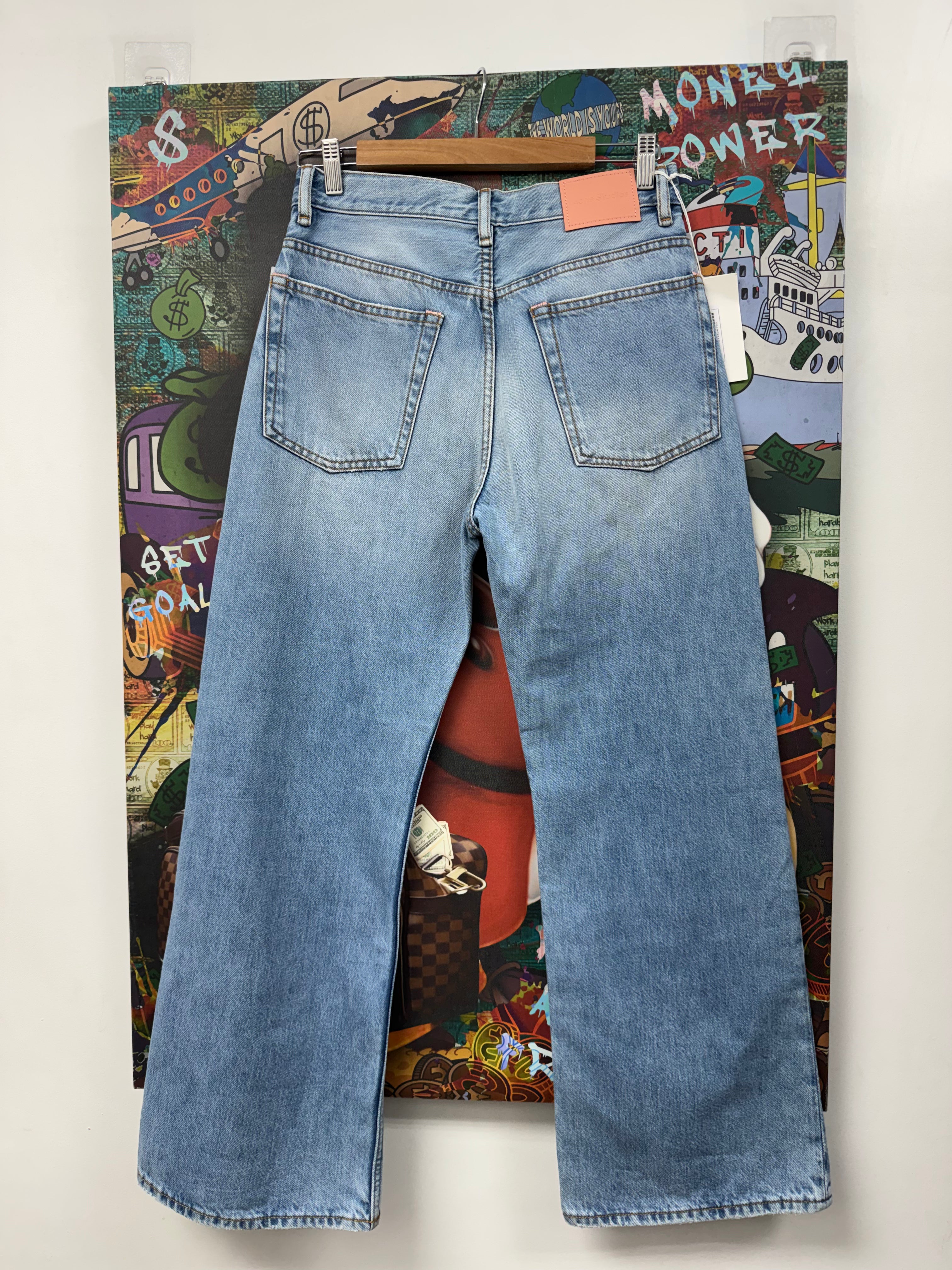 Acne Studios Light Wash Vintage Straight Leg Jeans