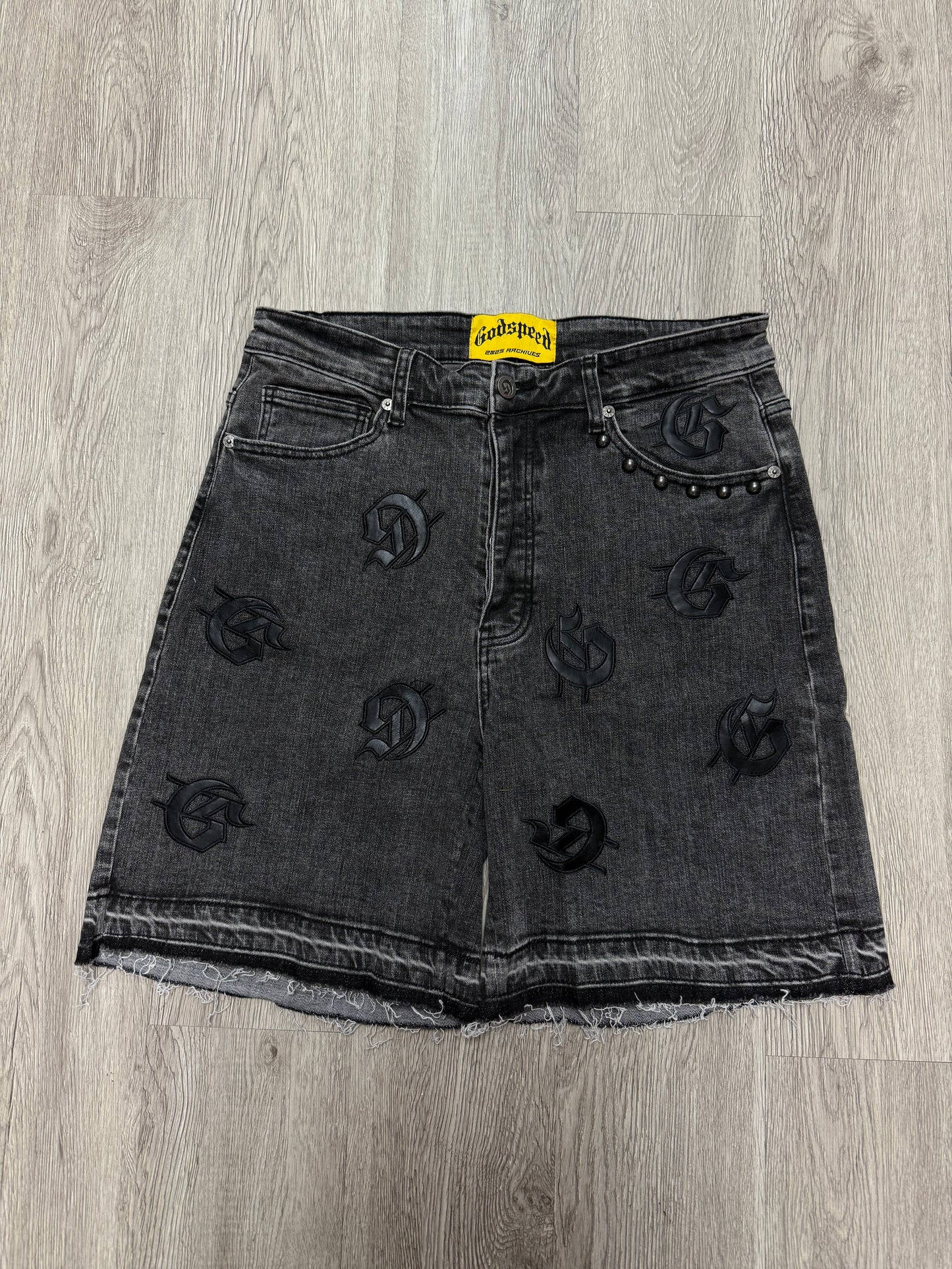 Godspeed Infinity Denim Shorts Grey Wash