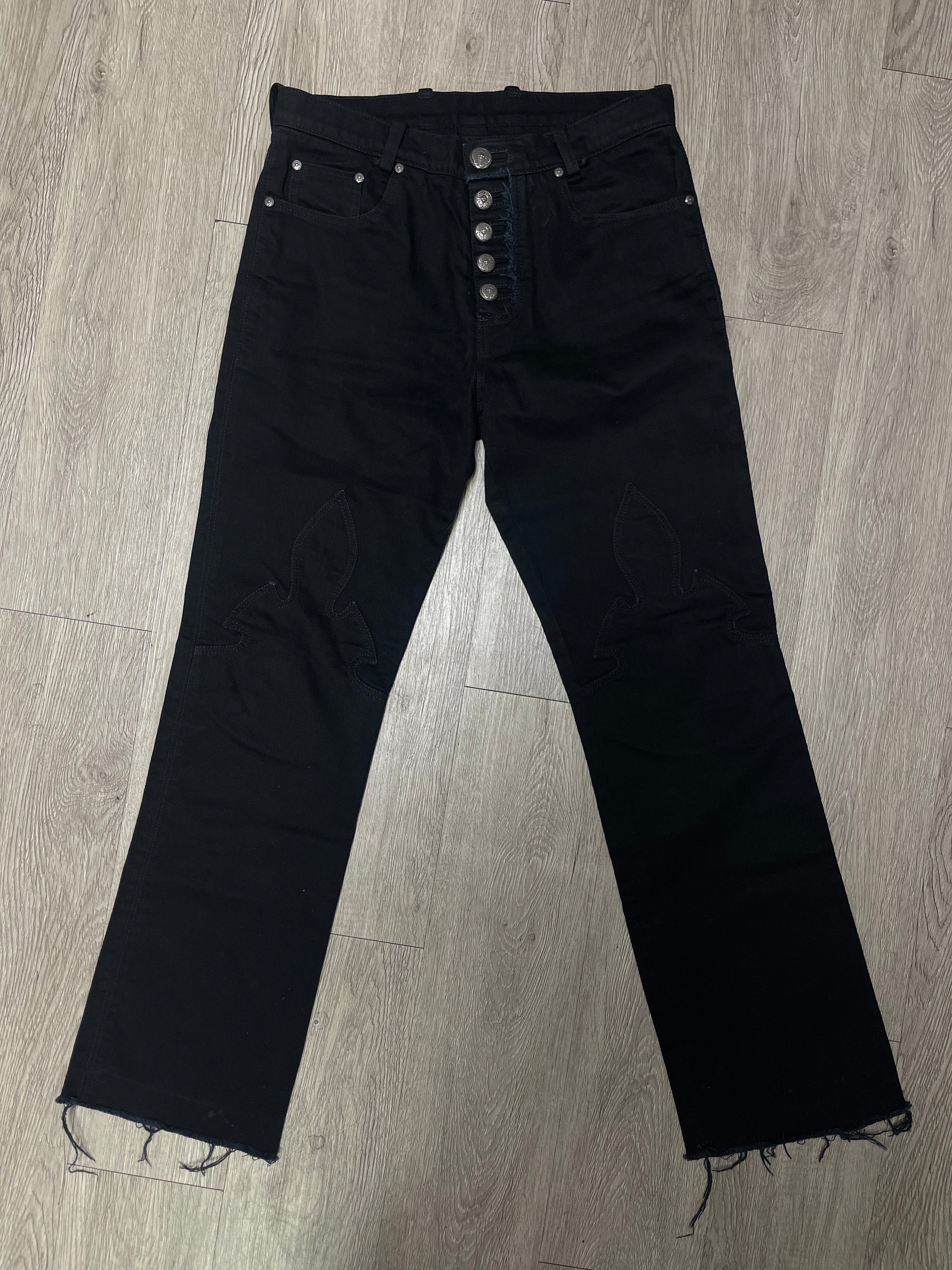 Chrome Hearts Black Jeans