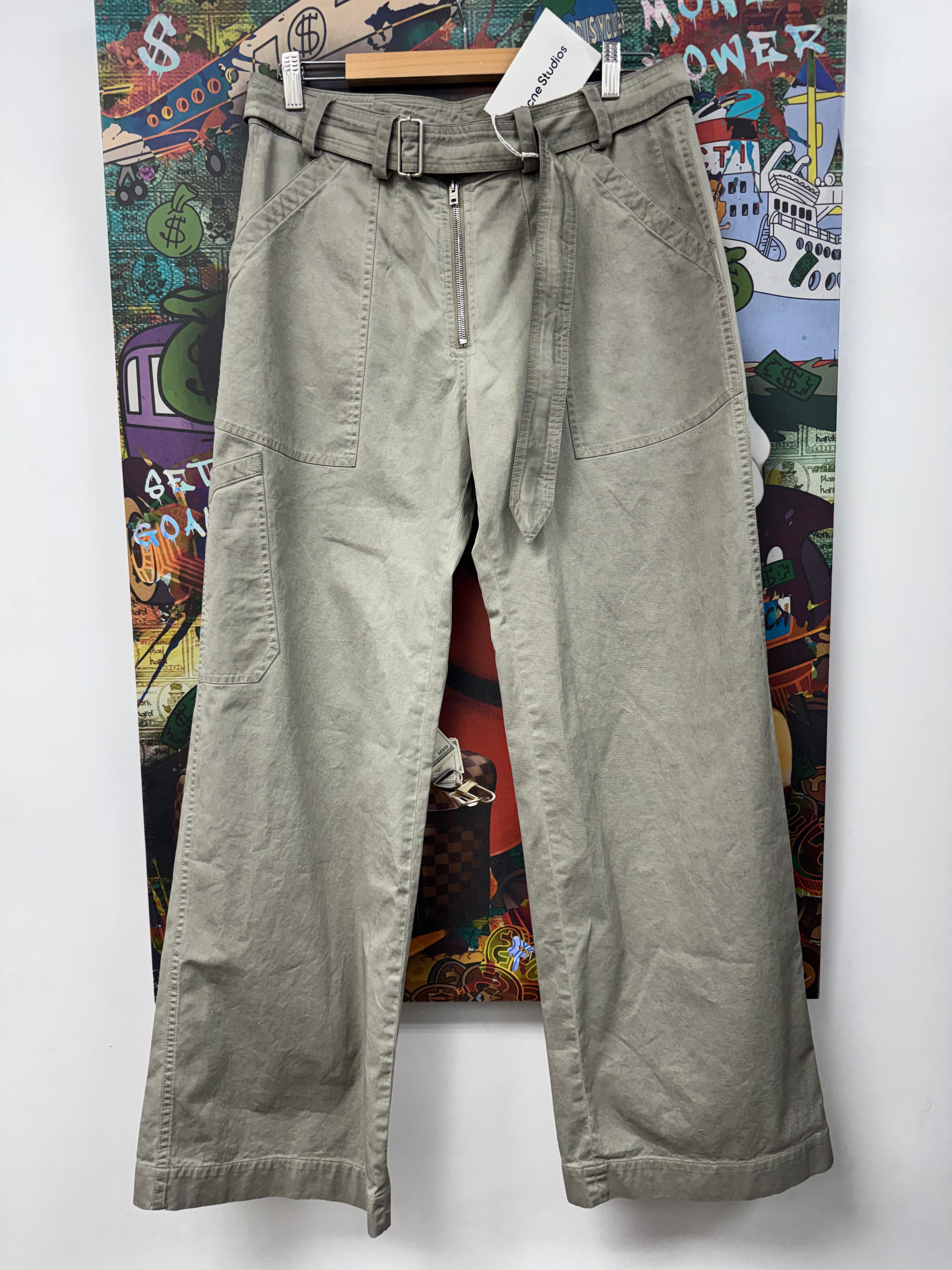 Acne Studios Twill Trouser (With Belt) Cargo Pants