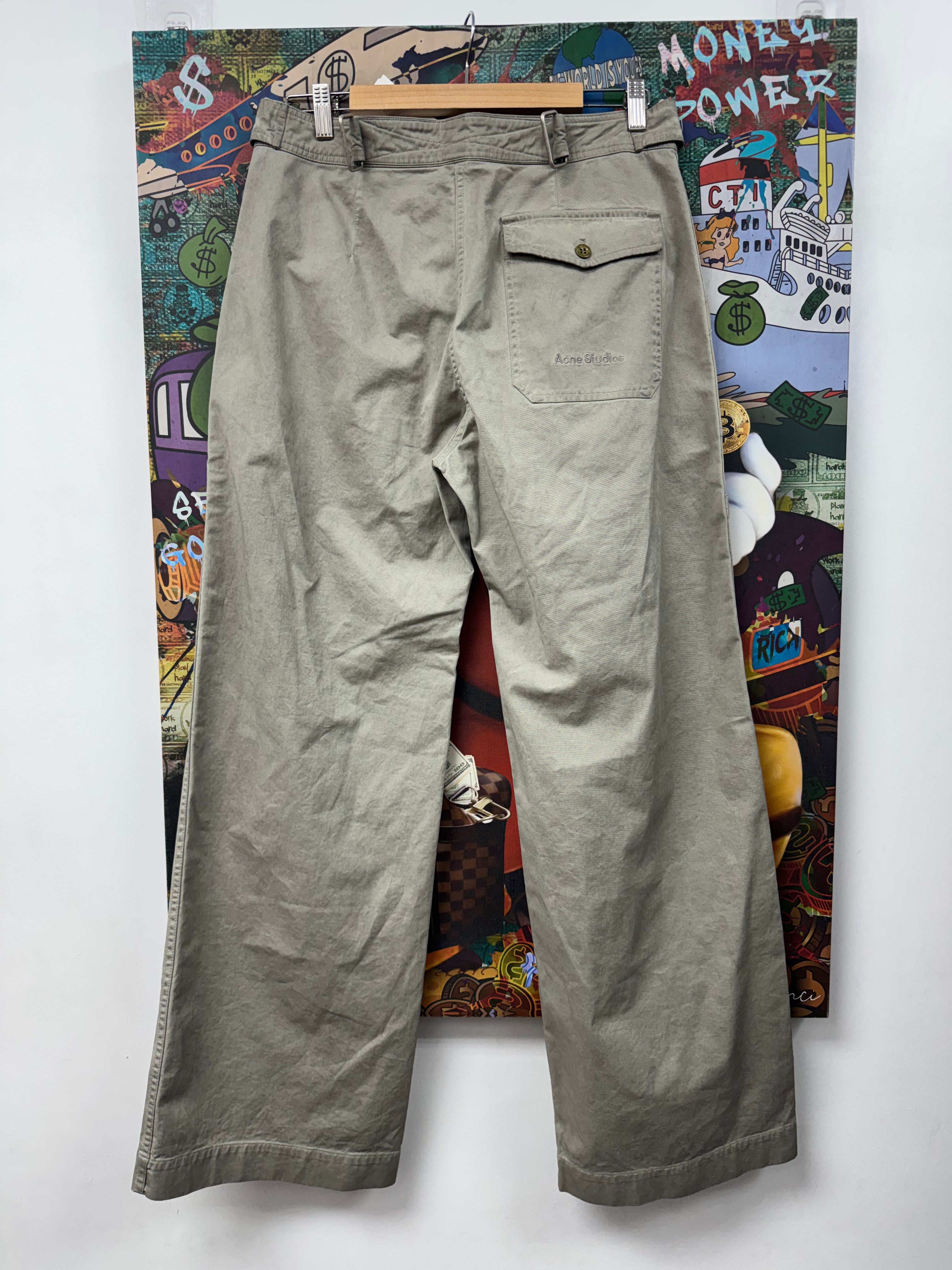 Acne Studios Twill Trouser (With Belt) Cargo Pants