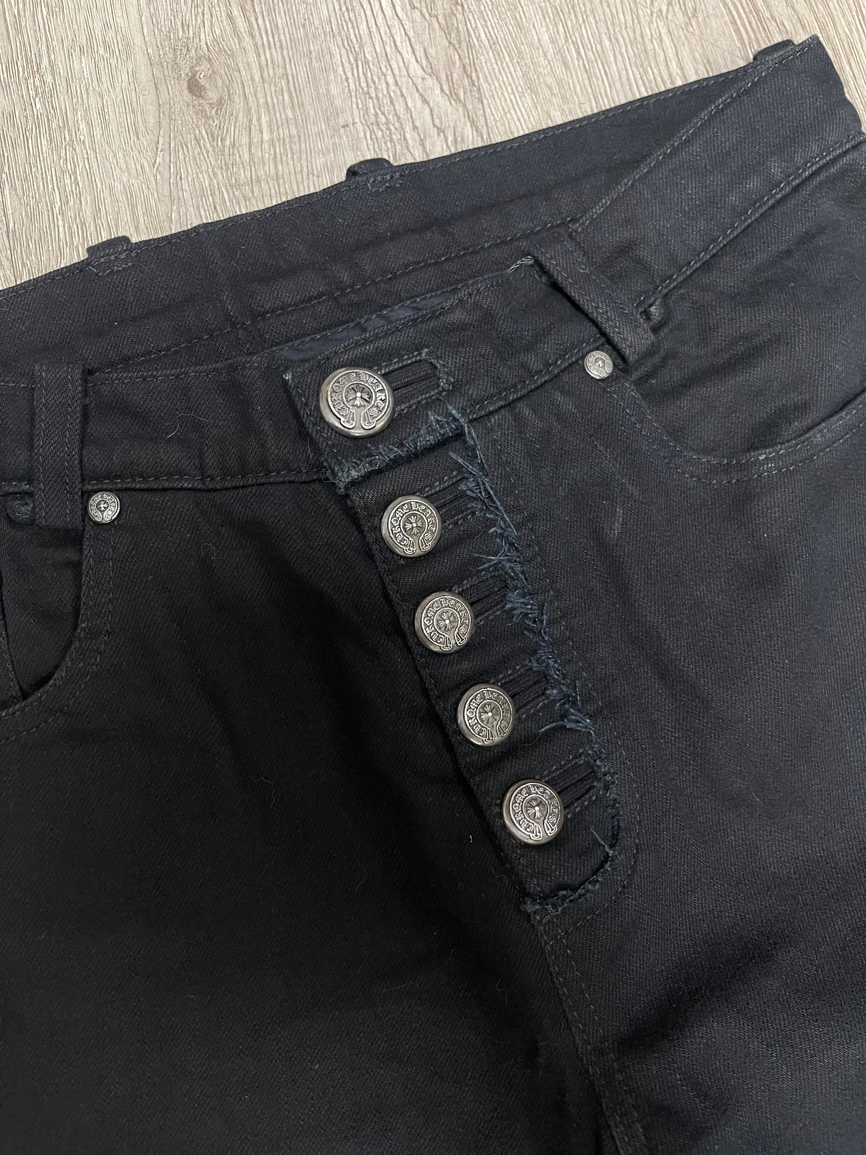 Chrome Hearts Black Jeans