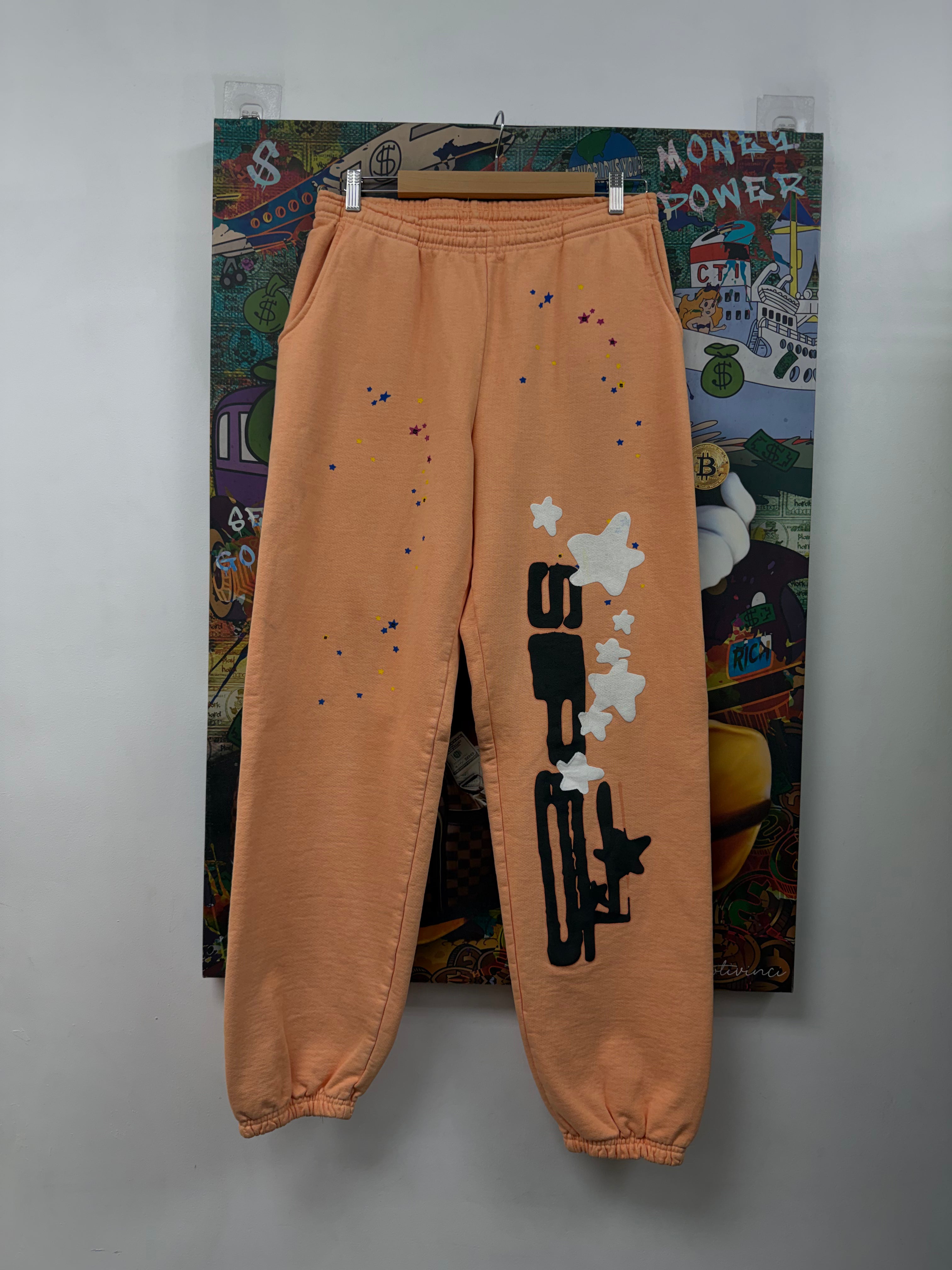 Sp5der Peach Belinni Sweats
